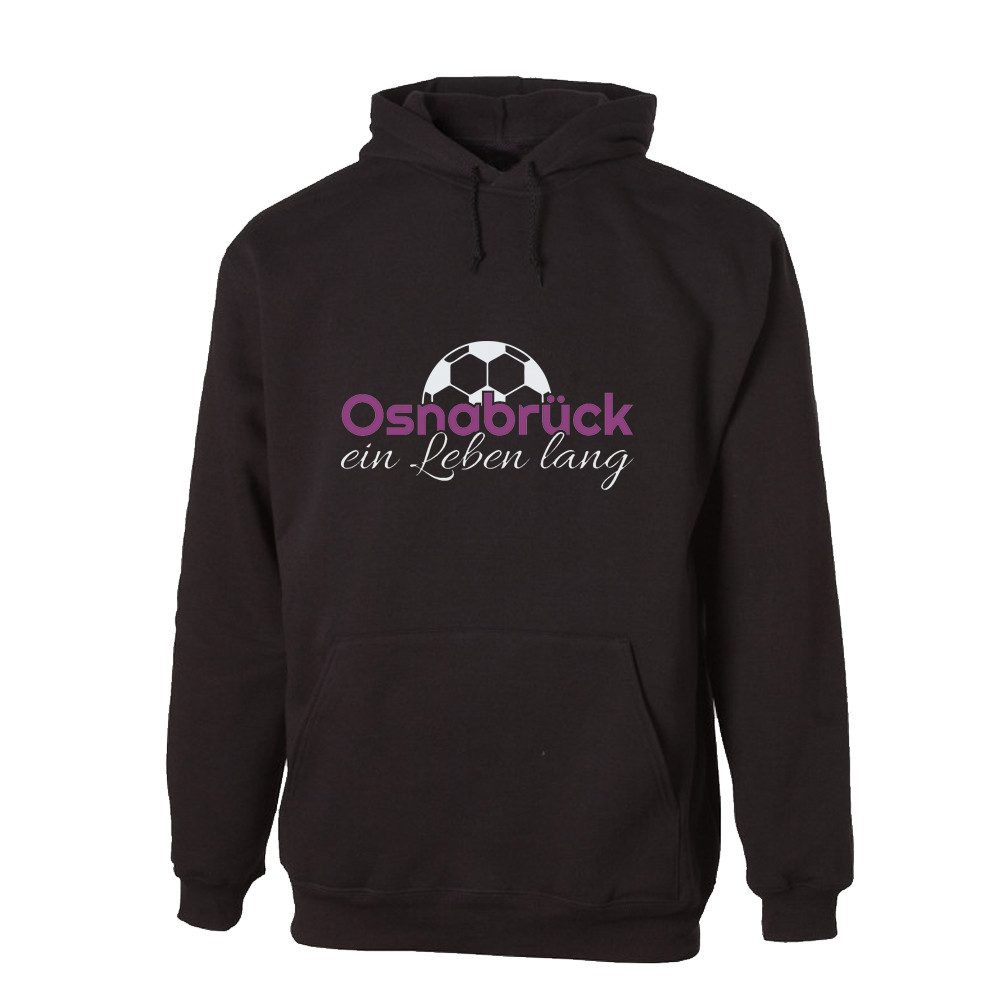 G-graphics Hoodie Osnabrück ein Leben lang Unisex Pullover mit einem Motiv für den echten Fan