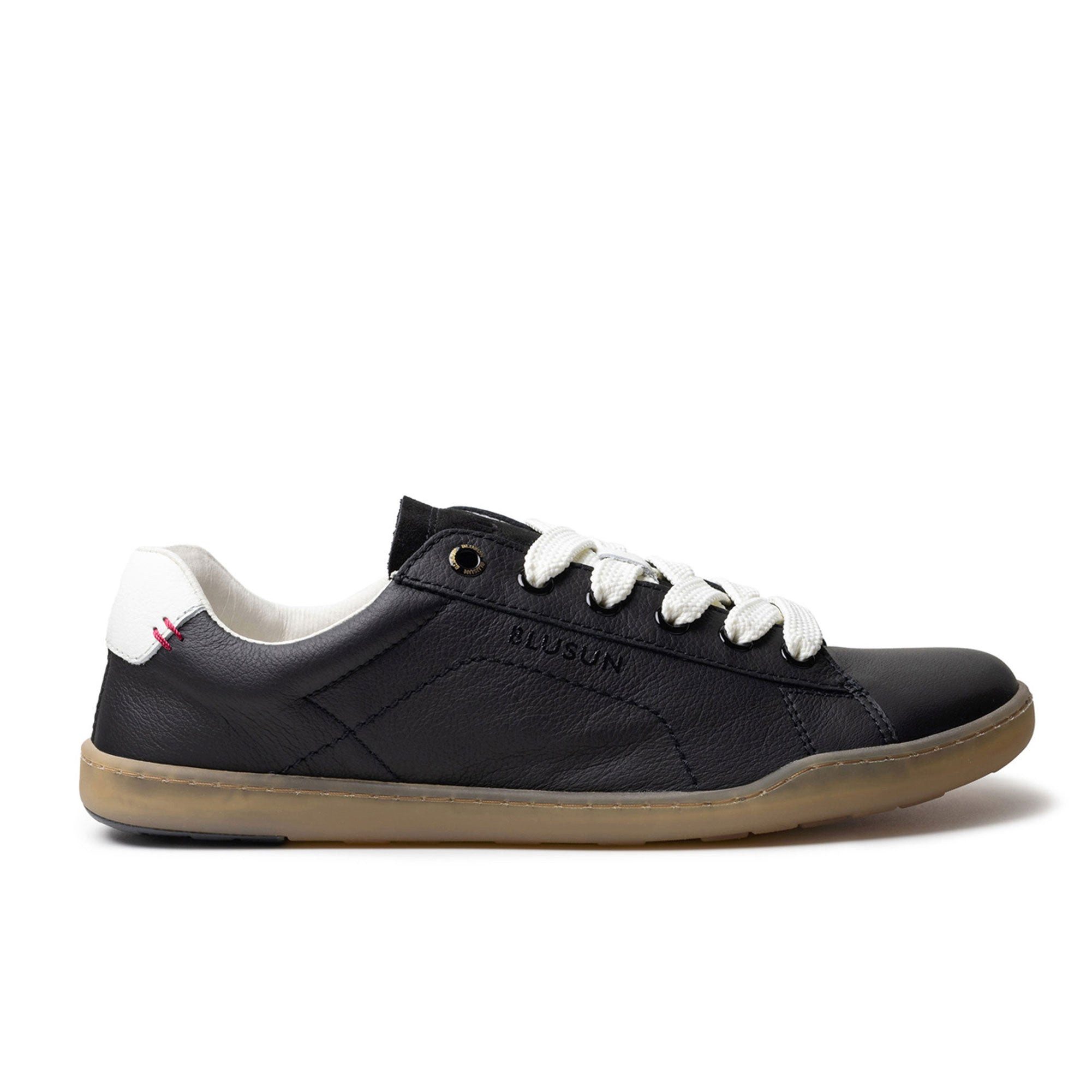 BLUSUN BLSN-100W black Barfußschuh (1 Paar, 1-tlg., 1 Paar) Glattleder & Veloursleder