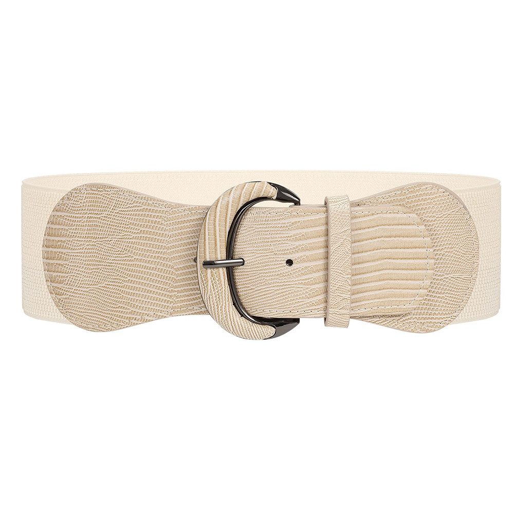 Bextsrack Taillengürtel Retro Taillengürtel breiter Damengürtel mit eleganter Schließe Geburtstags- oder Valentinstagsgeschenk für Familie oder Freunde