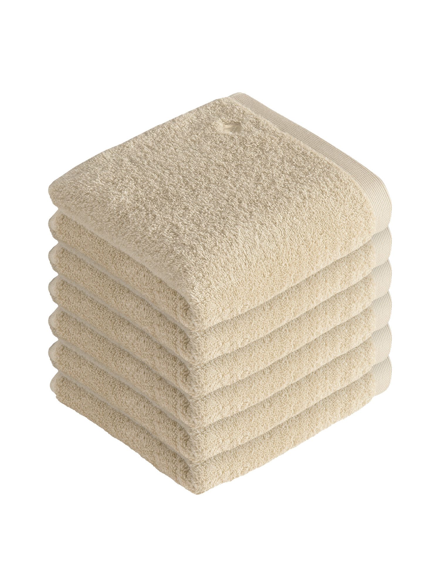 Vossen Handtücher 6er Pack Handtuch 50 x 100 cm High Line, Webfrottier (Spar-Set, 6-St)