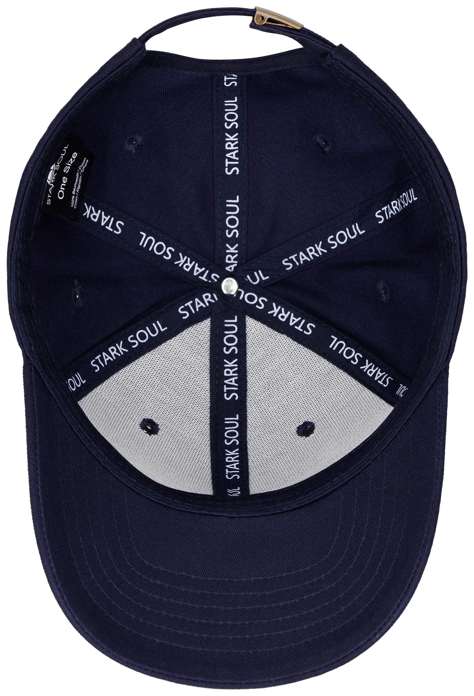 Stark Soul® Baseball Cap Basecap „Soulshade“ - Unisex Baseball Cap aus 100% Baumwolle