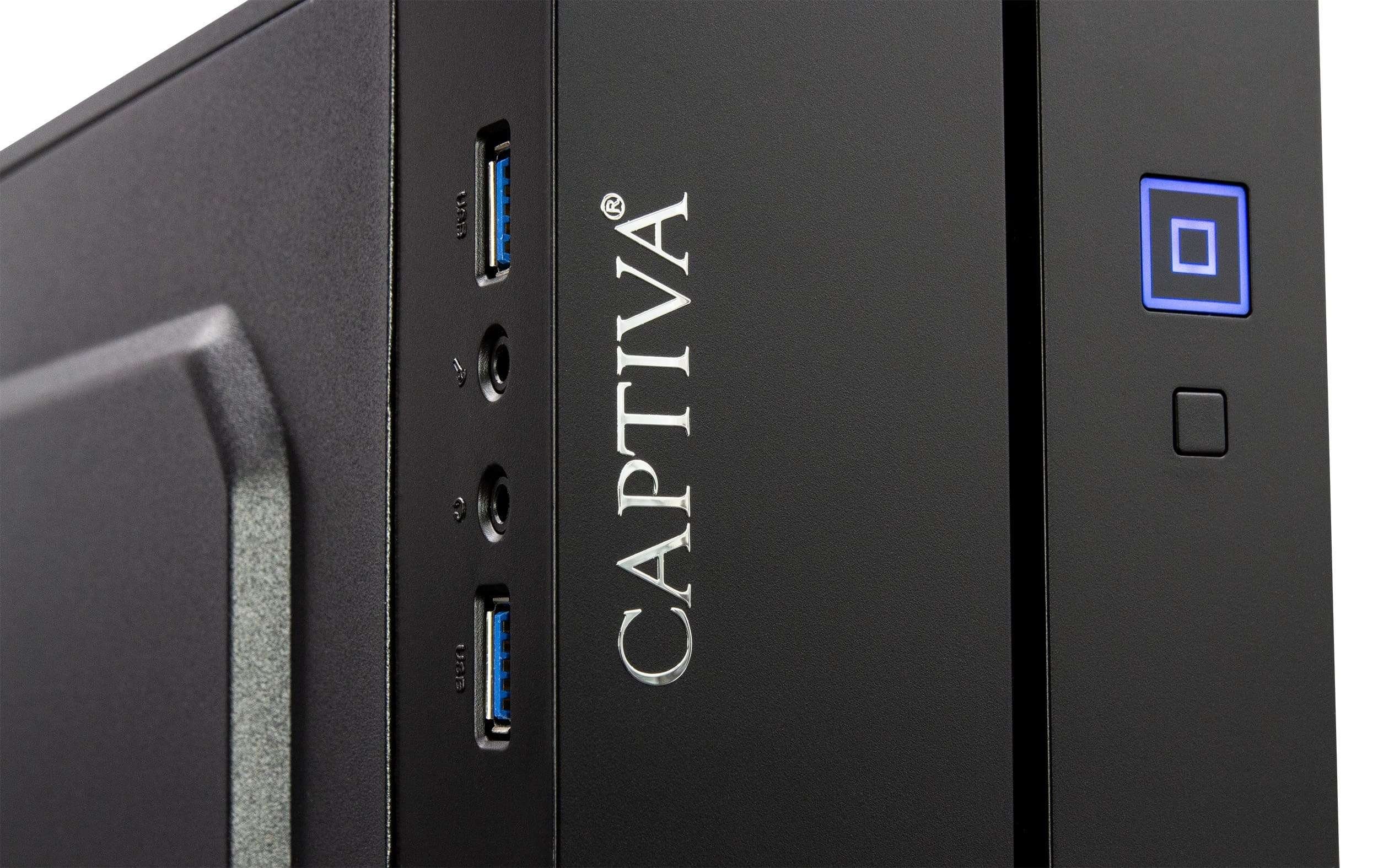 CAPTIVA Power Starter I58-945 Business-PC (Intel Core i7 10700, -, 16 GB RAM, 480 GB SSD, Luftkühlung)