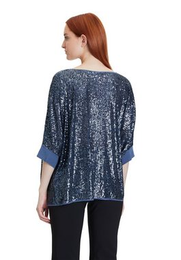 Vera Mont Klassische Bluse im Glitzer-Look Pailletten