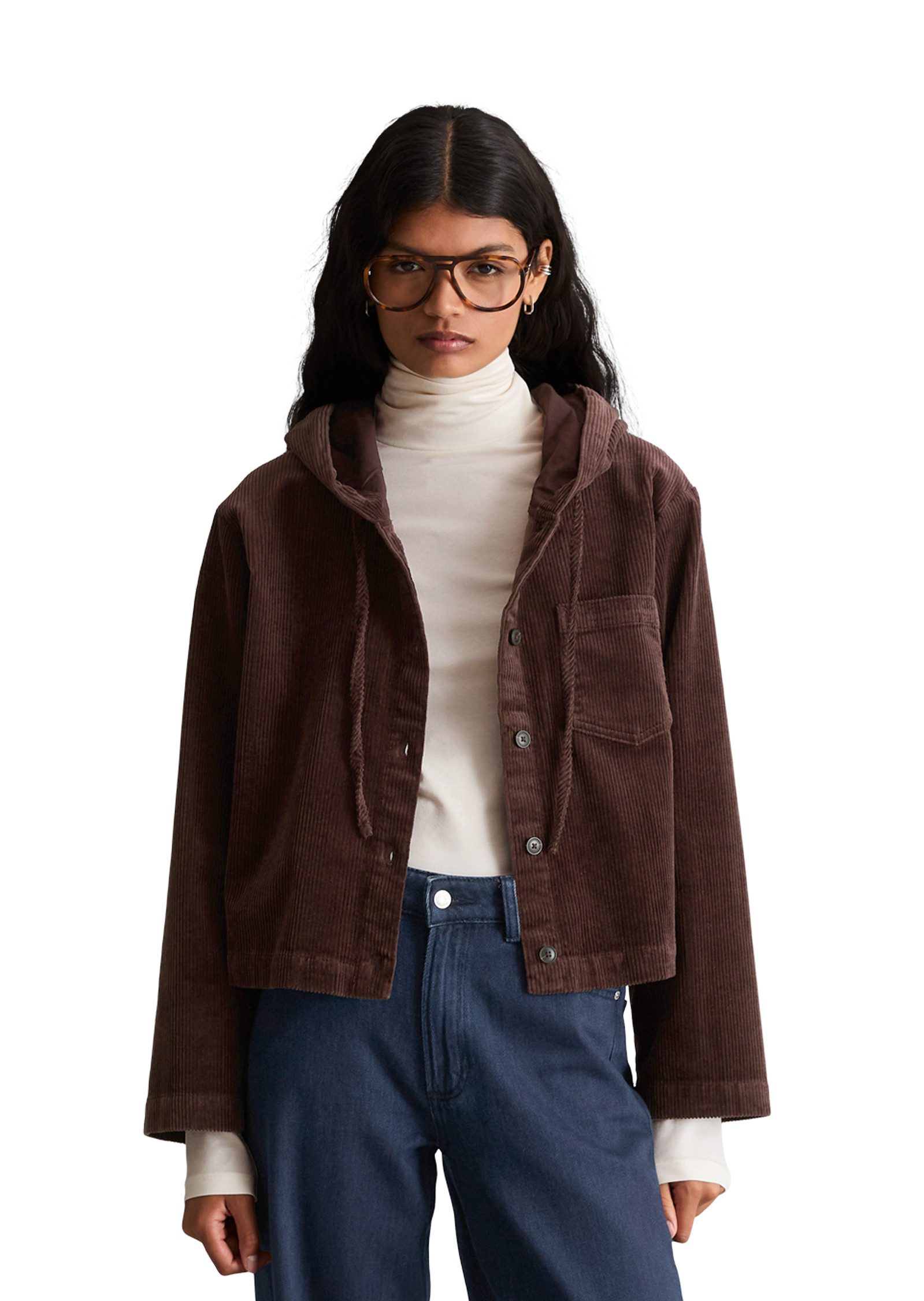 Marc O'Polo DENIM Kurzjacke aus Baumwoll-Stretch