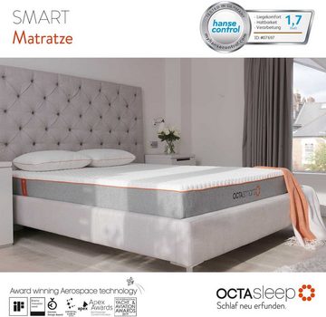 Komfortschaummatratze Octasleep Smart Matress, OCTAsleep, 18 cm hoch, Innovative Schaumfedern mit neuartigem Komforterlebnis