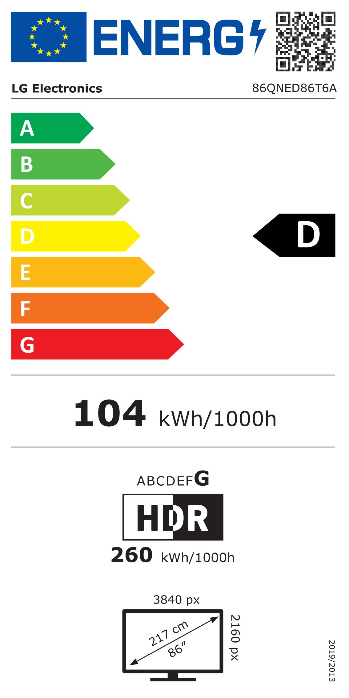 Energieeffizienzklasse: 