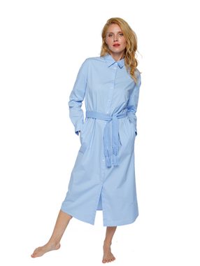 Emily Van Den Bergh Blusenkleid Hemd Light Blue