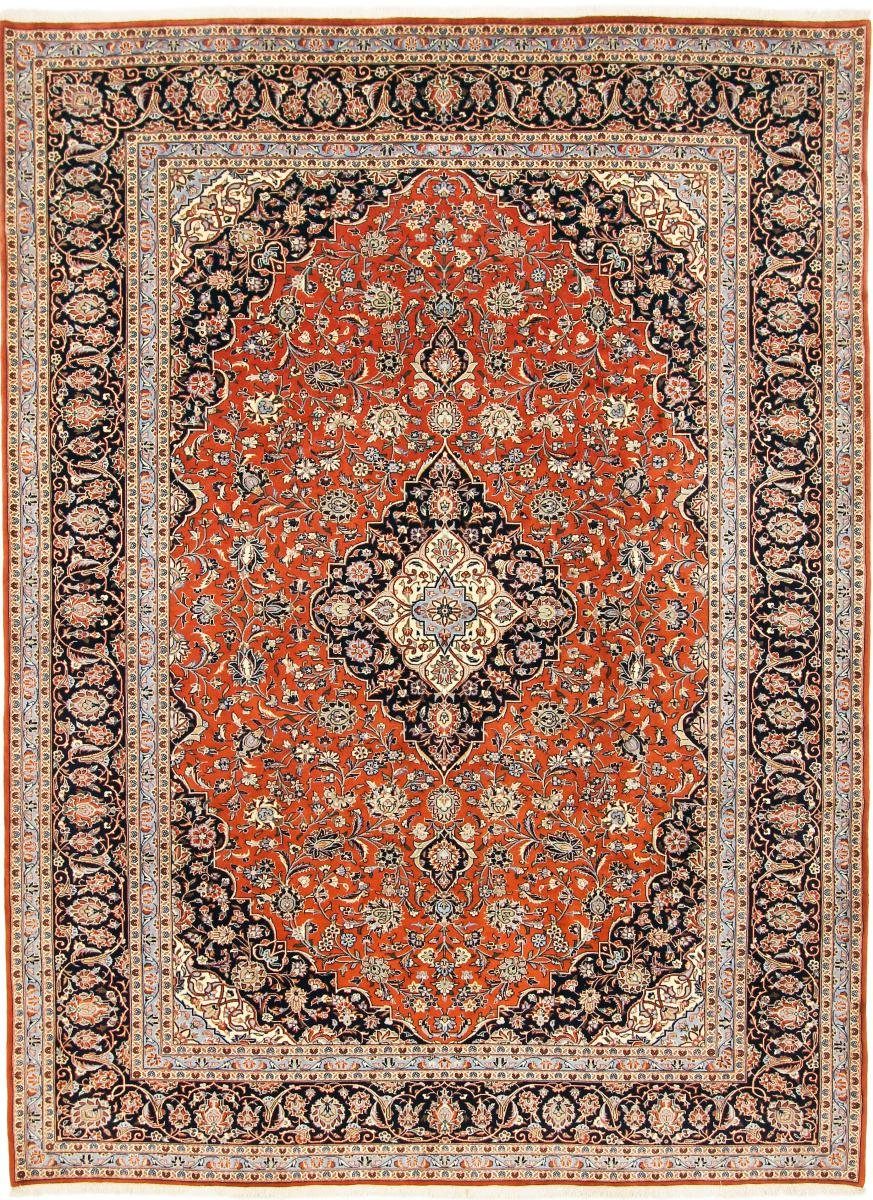 Orientteppich Keshan Sherkat 296x394 Handgeknüpfter Orientteppich / Perserteppich, Nain Trading, rechteckig, Höhe: 12 mm