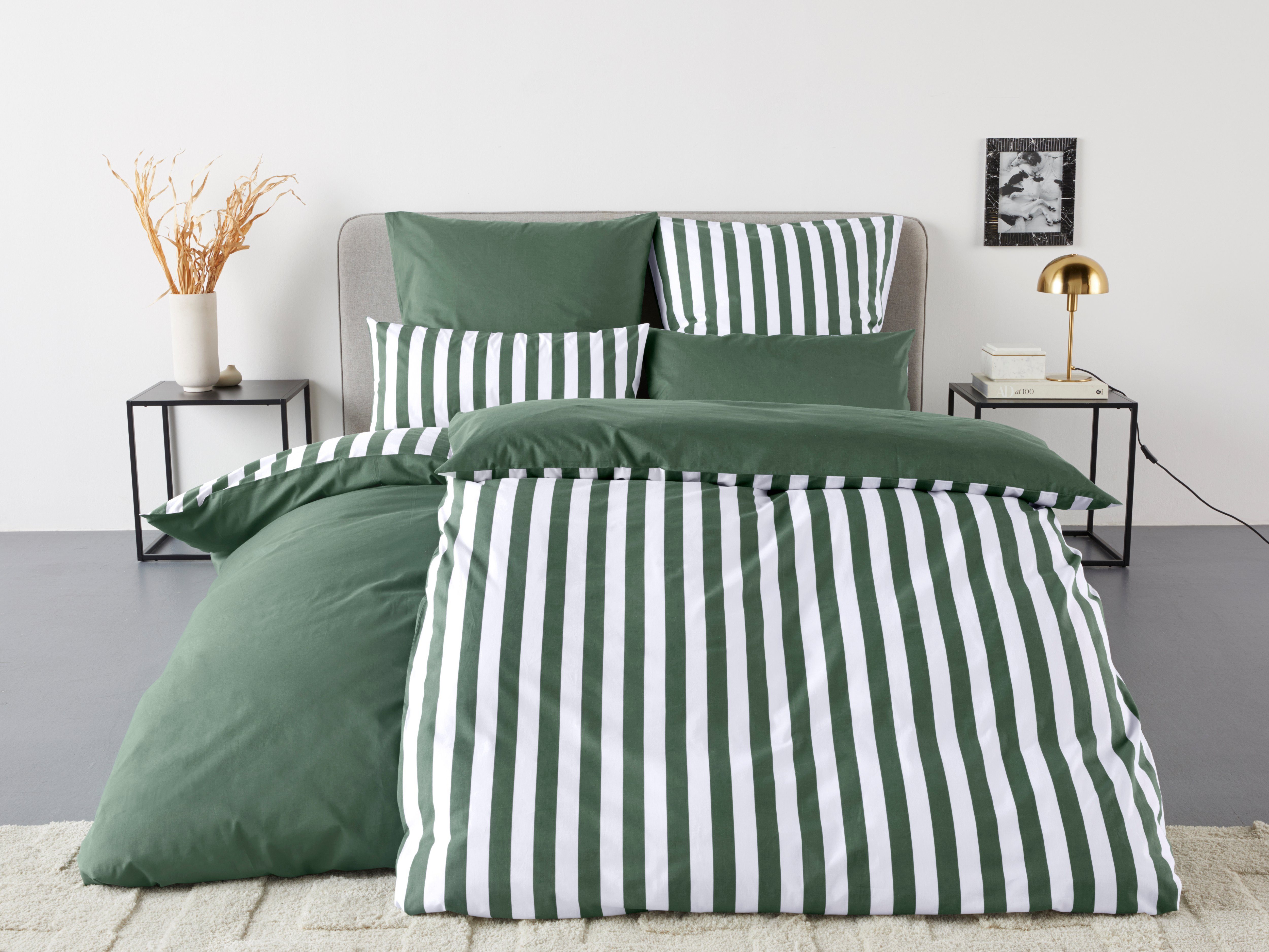 andas Wendebettwäsche Greta, Mako-Satin, 3 teilig, günstig online kaufen