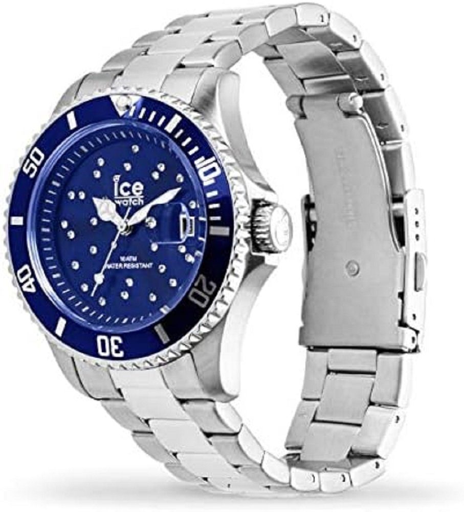 (Medium) Blue ice-watch cosmos Quarzuhr, silver - ICE Ice-Watch steel