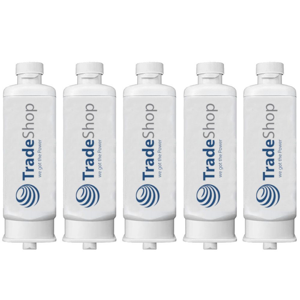 Trade-Shop Wasserfilter 5x passend für Samsung RF22R7351SG RF24R7201SG RF23M8070S RF23M8960S7, Zubehör für Samsung DA97-17376B, DA97-08006C, HAF-QIN, HAF-QINS/EXP, DA97-08006A-B, Kapazität: 1135 Liter (300 Gallonen) / für diamantklare Eiswürfel