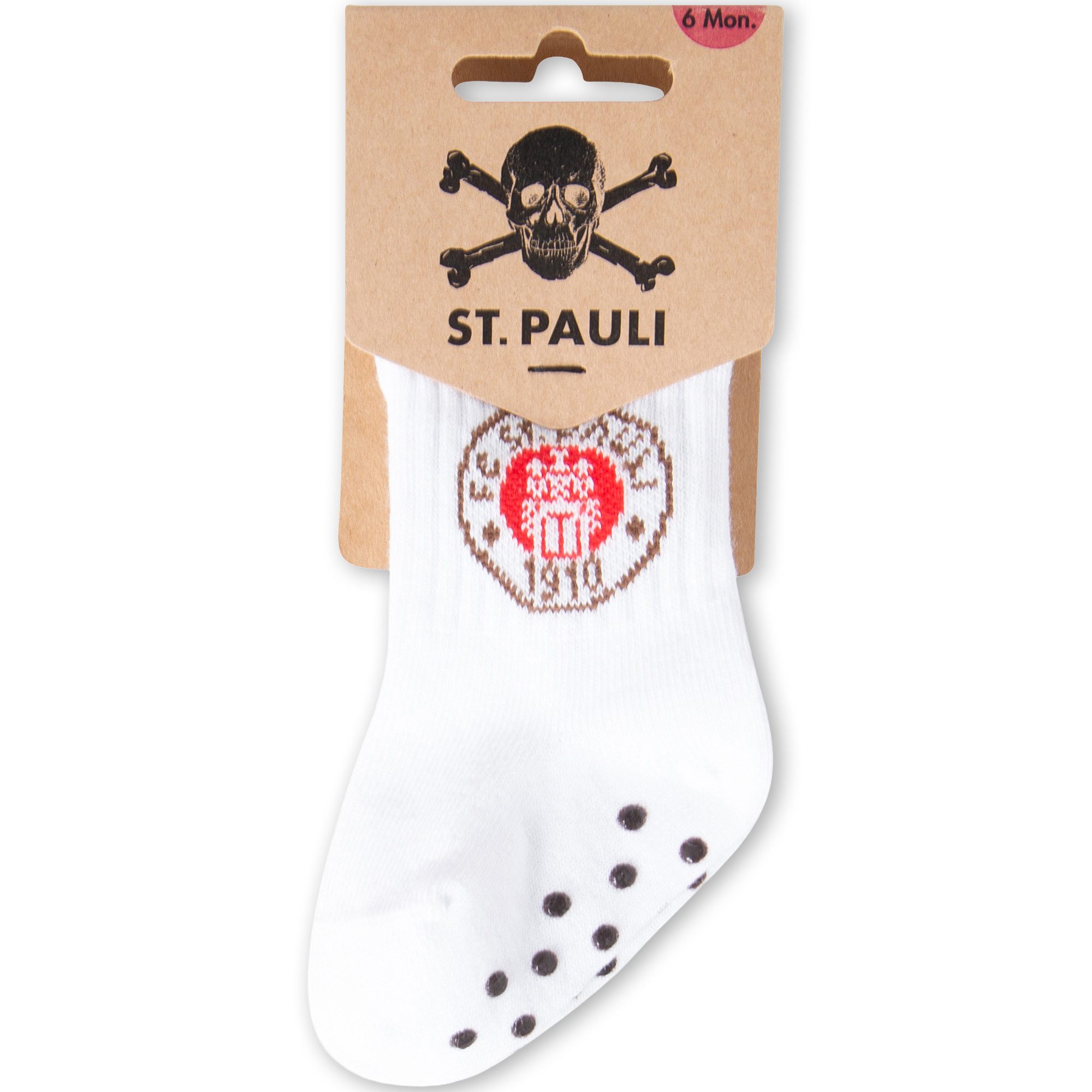 FC St. Pauli Socken FC St. Pauli - Baby Tennissocken Logo - weiß
