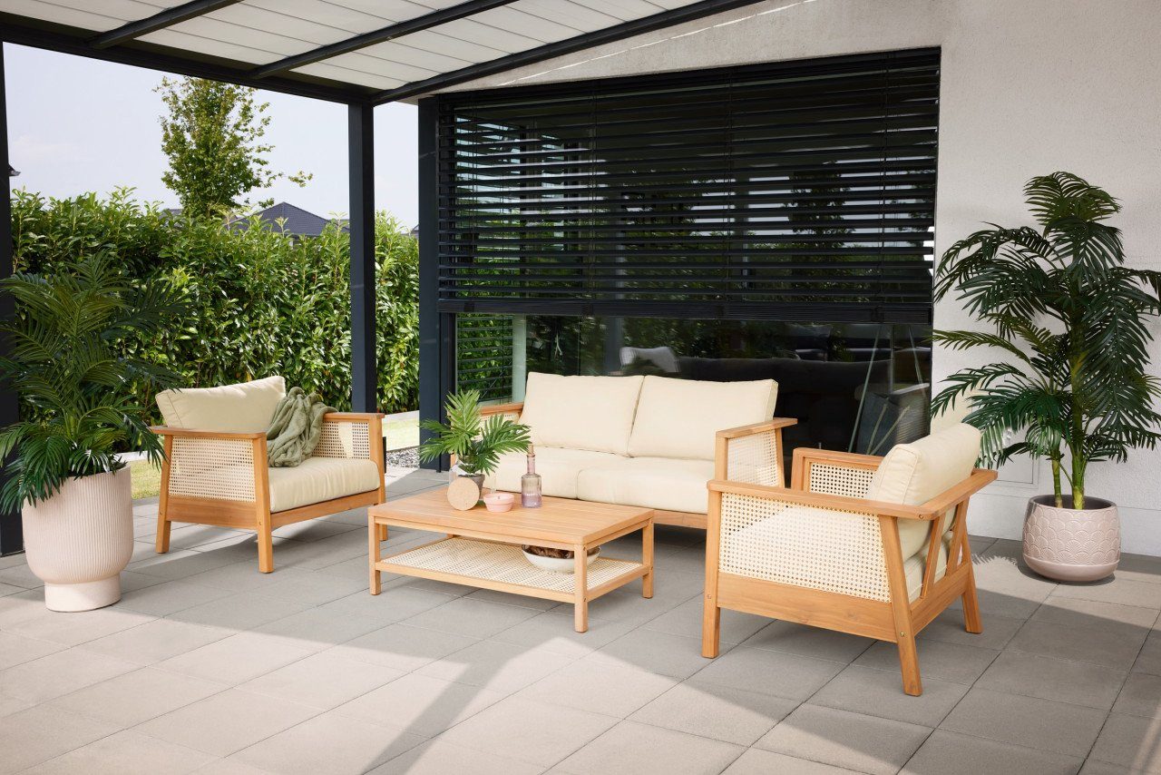 Primaster Gartenlounge-Set Primaster Gartenmöbel-Set Aruba Akazie/Wiener, W günstig online kaufen