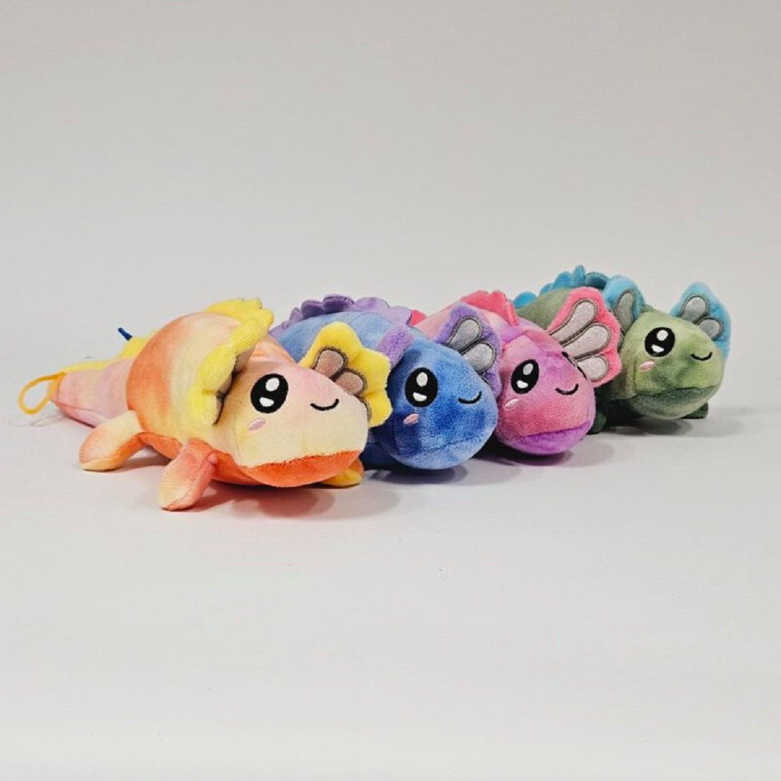 soma Kuscheltier Axolotl Kuscheltier Echse Molch Figur Plüsch XL 40 cm Püsch grün neu (1-St), Axolotl Plüschtier Molch Kuscheltier Figur Plüschtier Wassertier