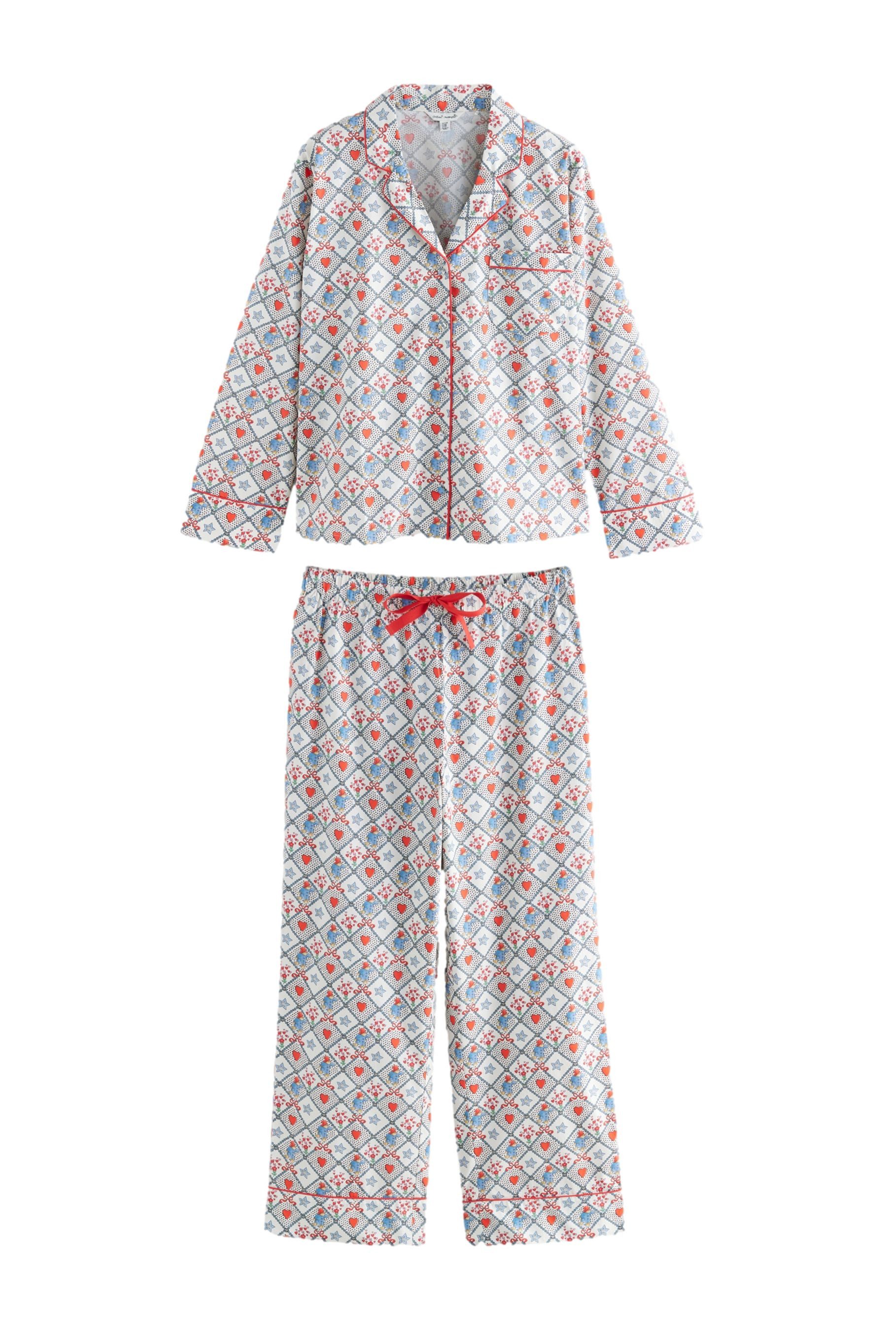 Cath Kidston Pyjama Cath Kidston Karierter Schlafanzug Paddington (2 tlg)