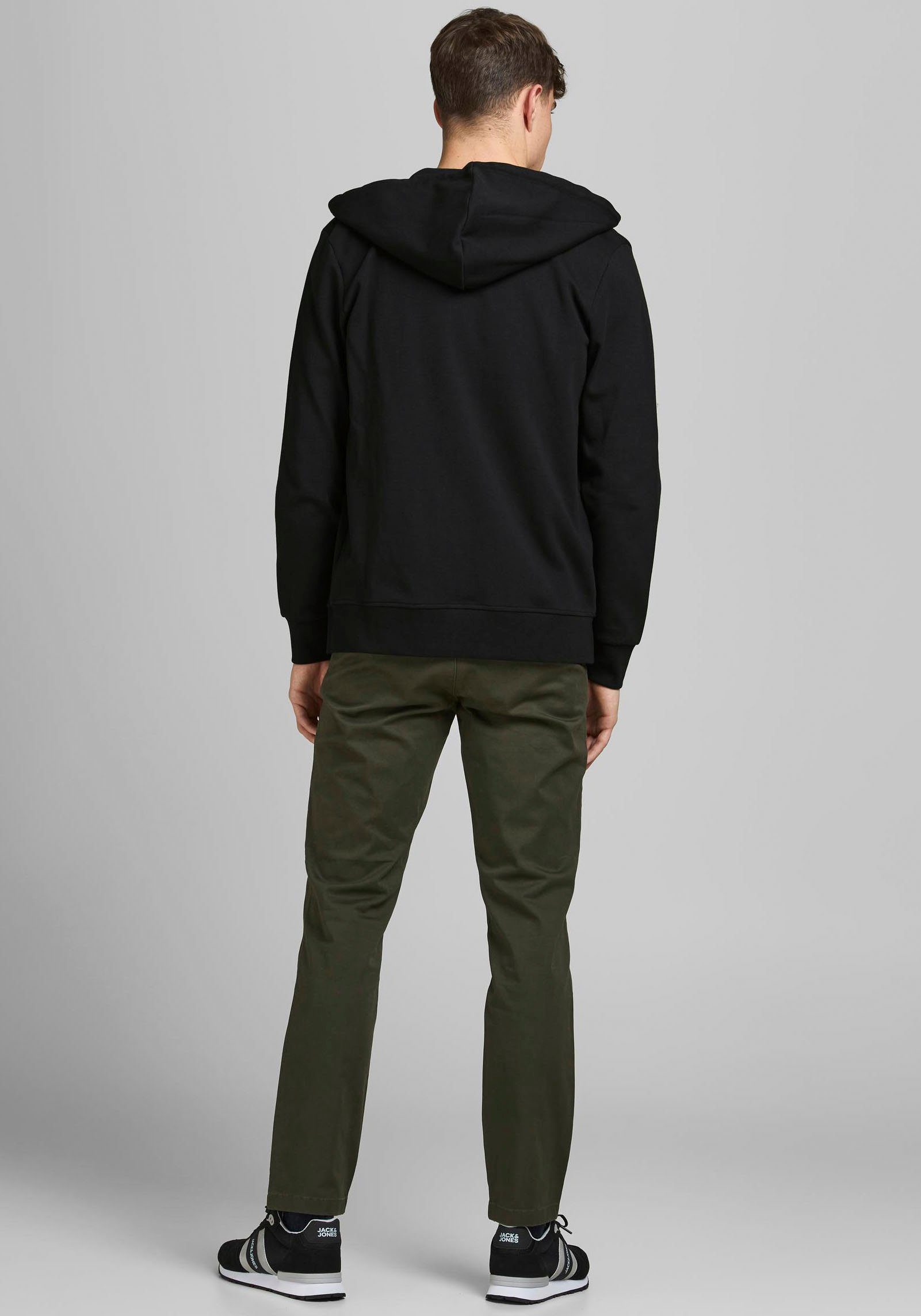 Jack & Jones Kapuzensweatjacke BASIC SWEAT günstig online kaufen