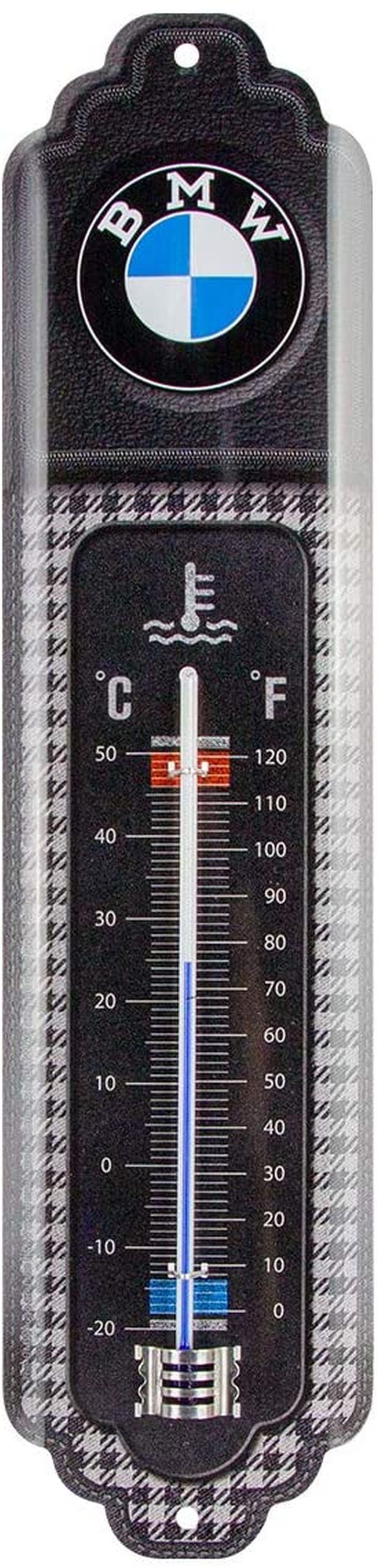 Nostalgic-Art Raumthermometer Retro Metall-Thermometer Innen Analog - BMW Classic