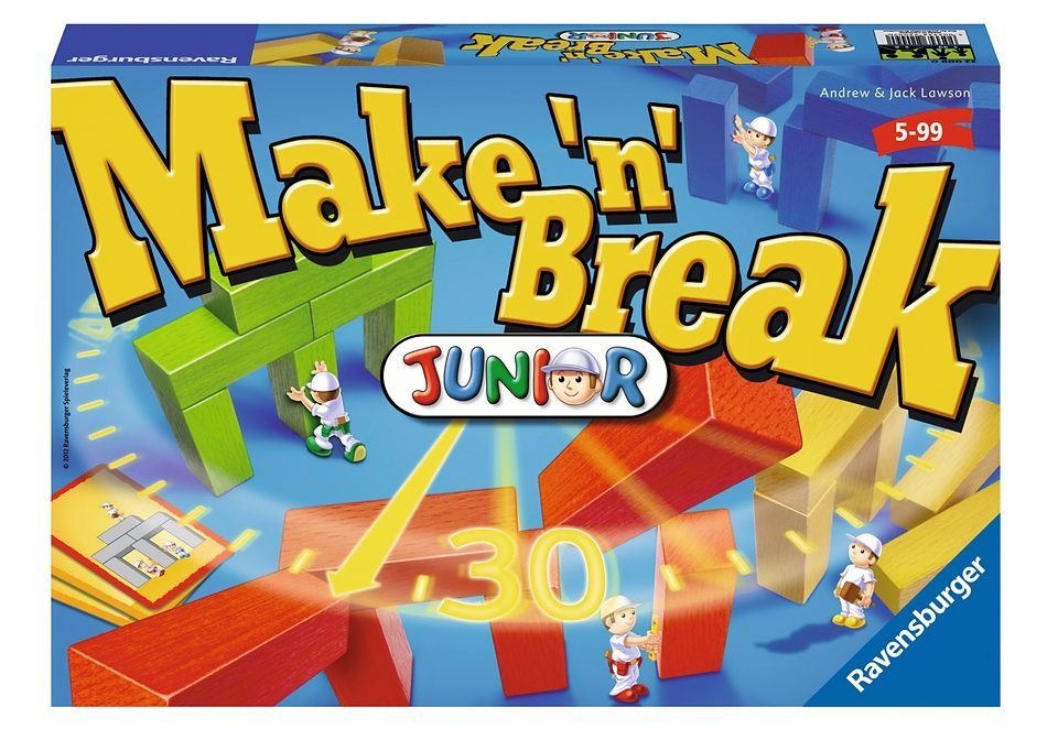 Ravensburger Spiel Kinderspiel Geschicklichkeitsspiel Make 'n' Break Junior 22009
