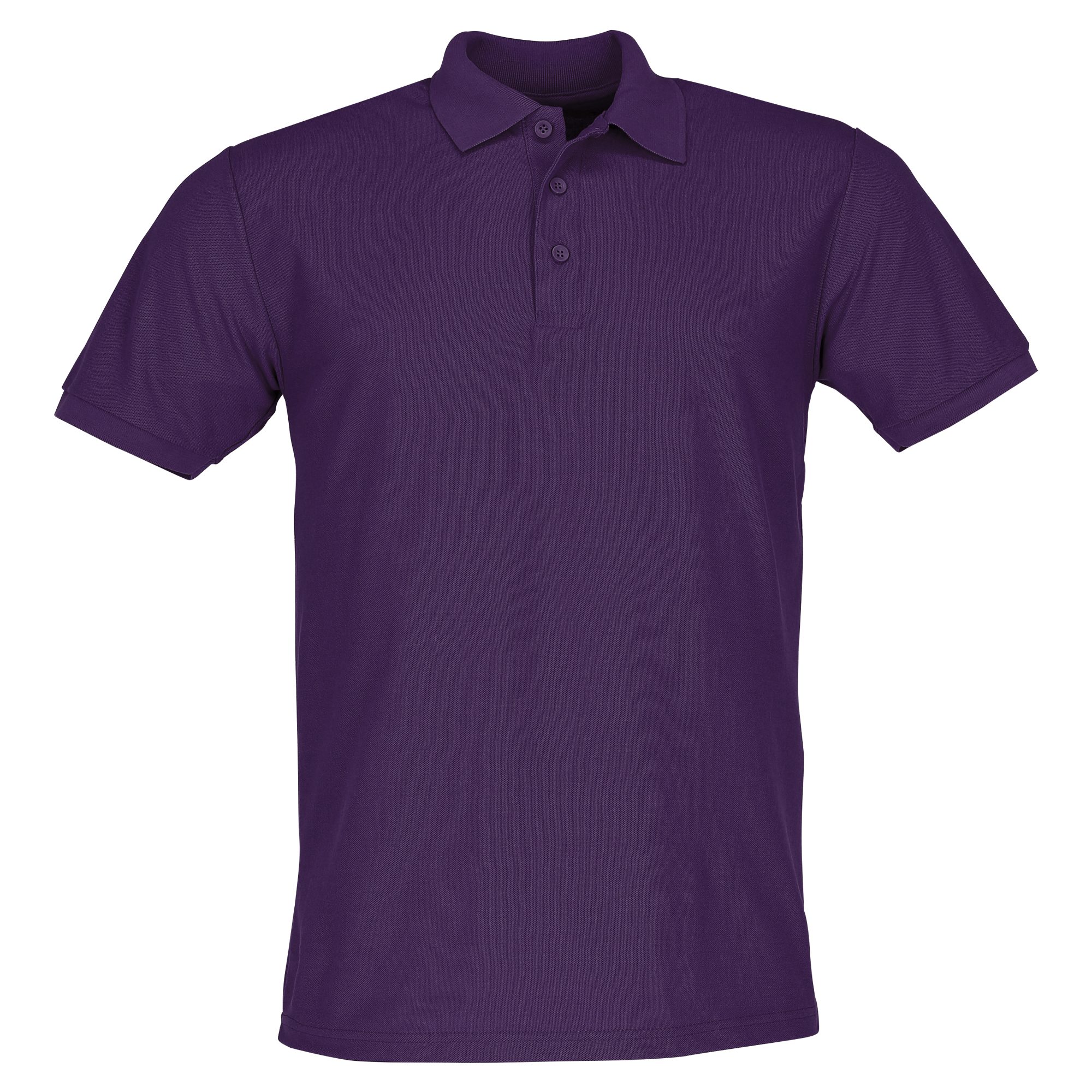 Fruit of the Loom Poloshirt 65/35 Polo violett + GRATIS MyShirt Stoffbeutel