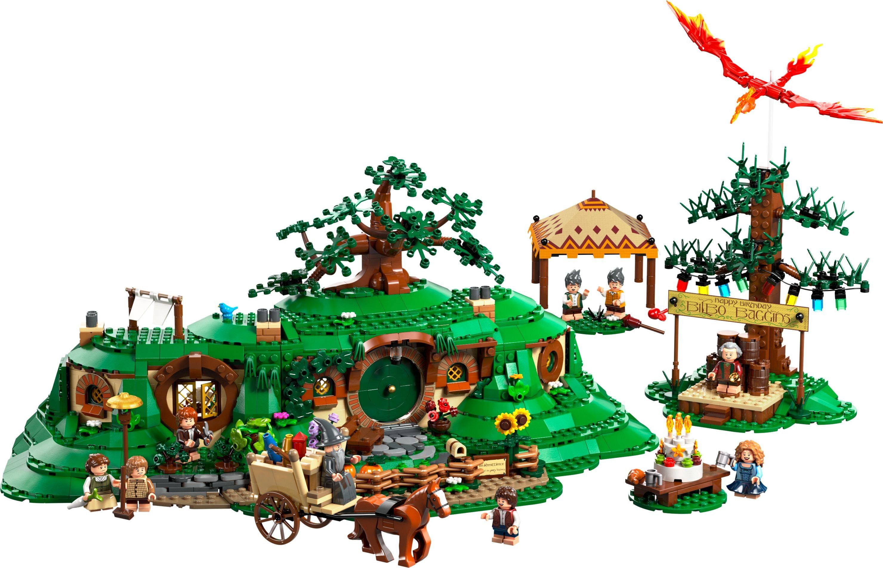 LEGO® Icons 10354 Der Herr der Ringe: Das Auenland Konstruktionsspielsteine günstig online kaufen