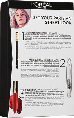 L'ORÉAL PARIS Augen-Make-Up-Set Bambi + Rouge Signature + Liner, 3-tlg.