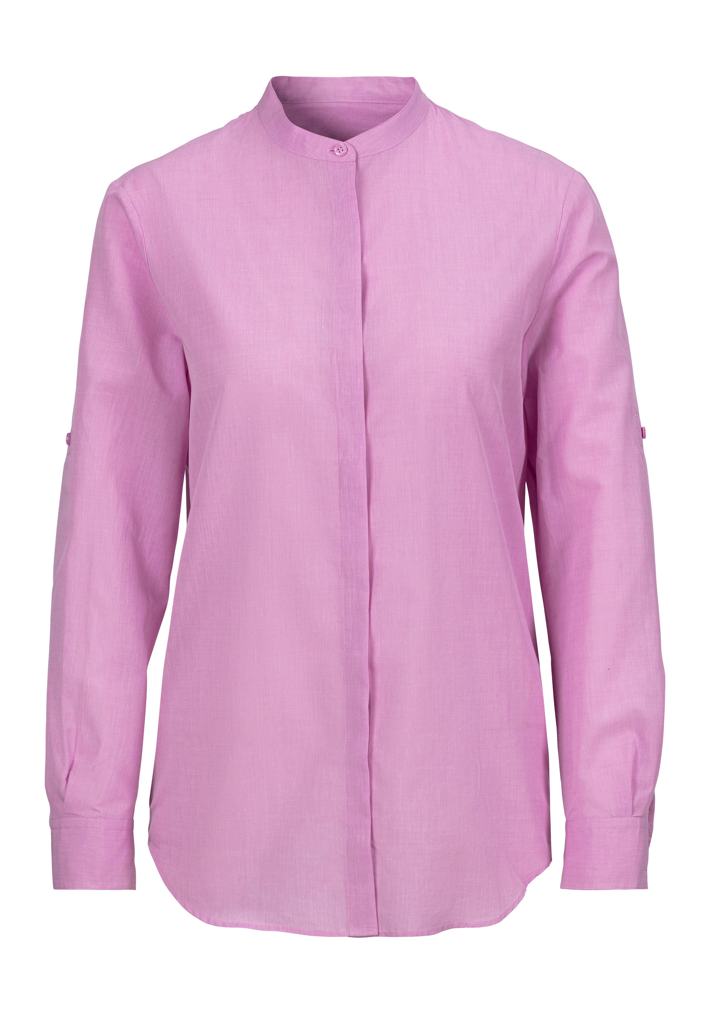 BOSS ORANGE Klassische Bluse C_Befelize_21 Premium Damenmode mit verstellbaren Ärmeln