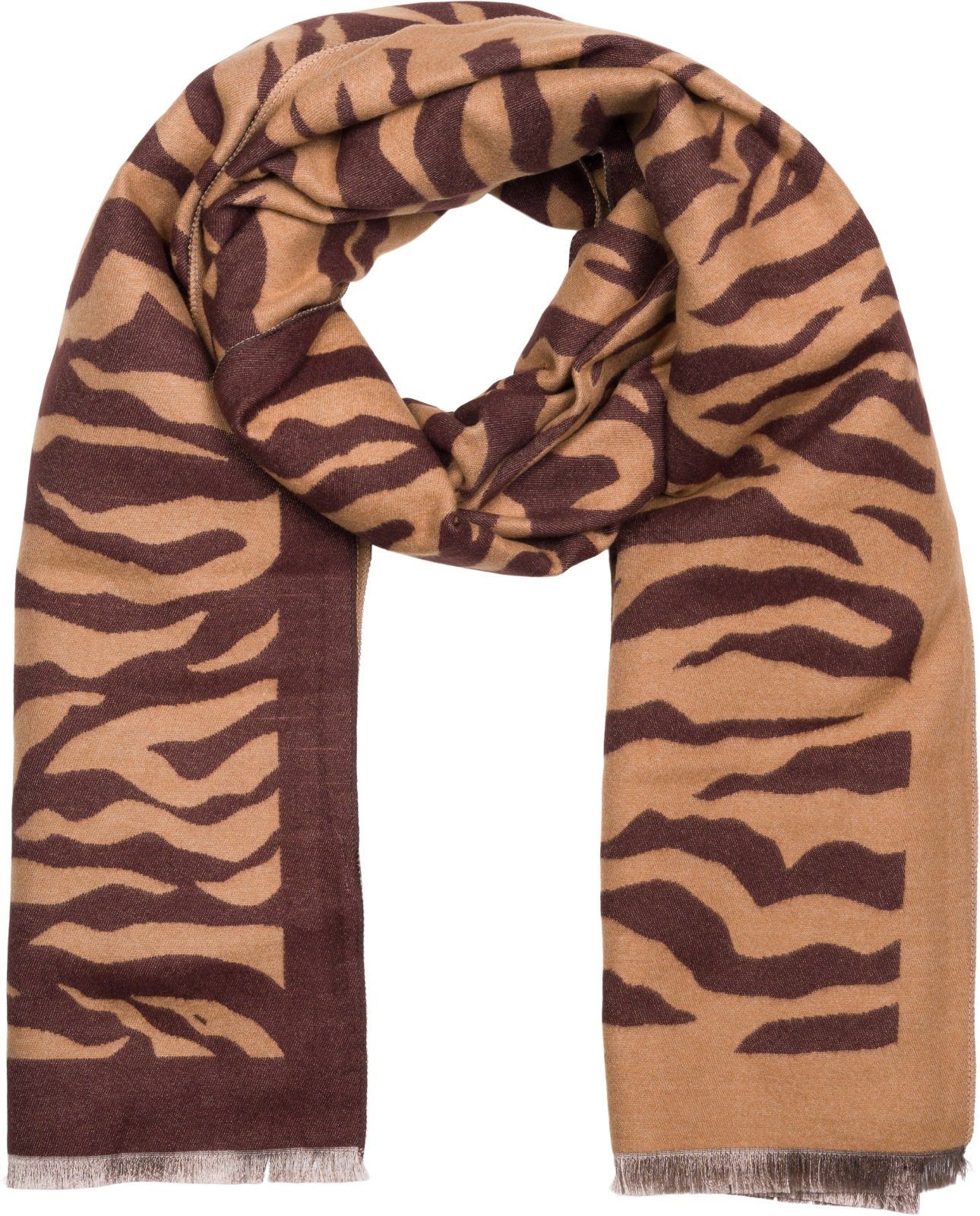 Modeschal Schal mit Zebra Muster