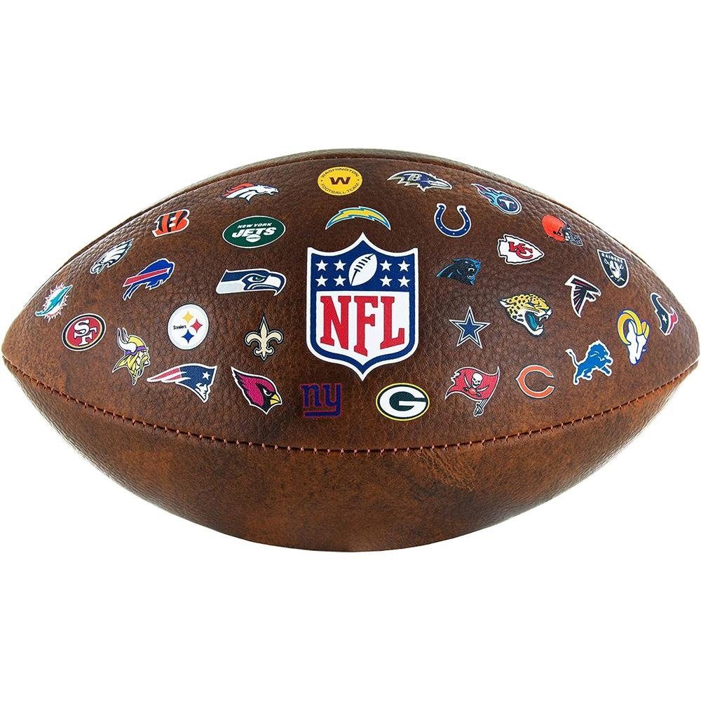 XTREM toys & sports Football Wilson American Football NFL Junior Throwback 32 Team Logo