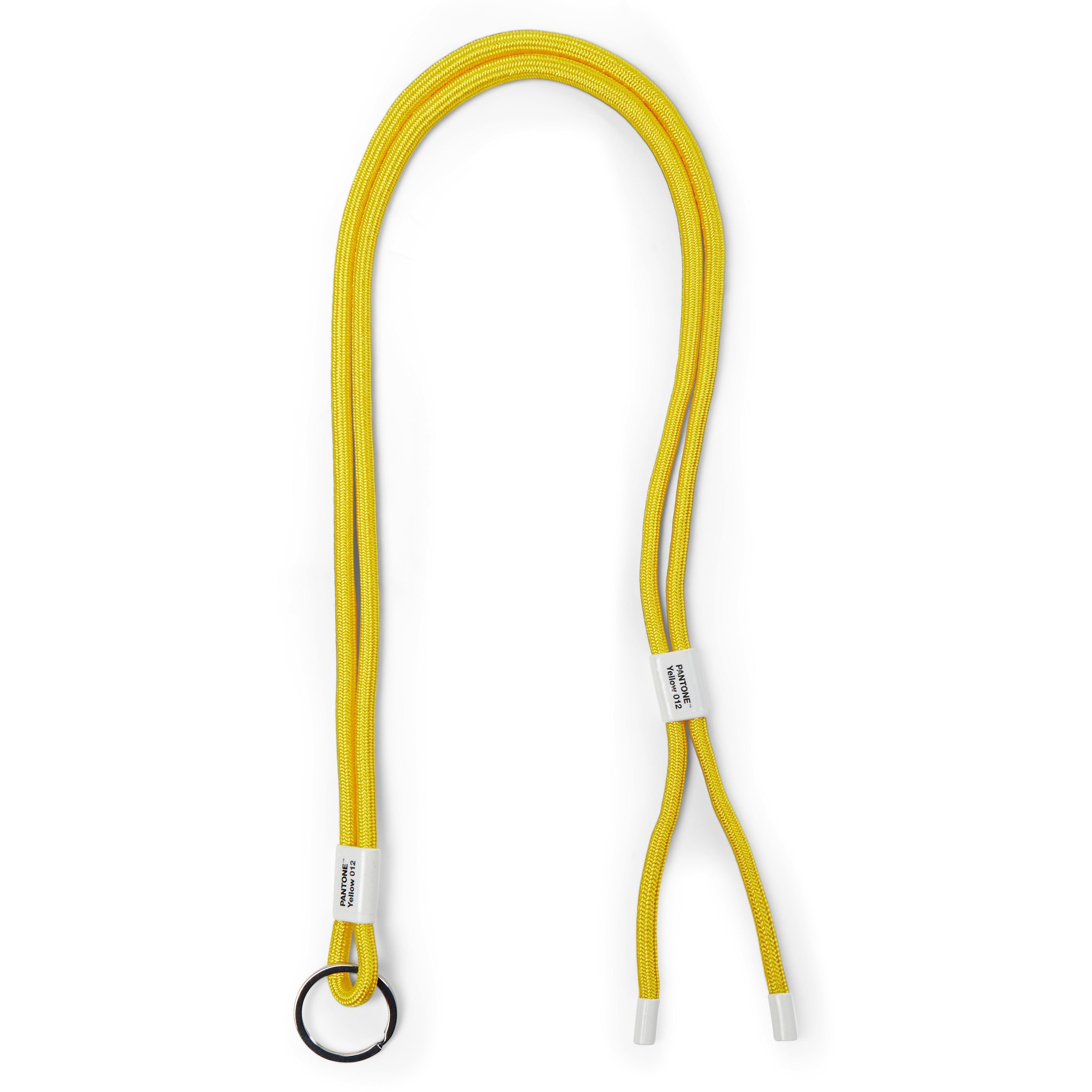 PANTONE Schlüsselanhänger, Design- Schlüsselband Adjustable Lanyard, verstellbar Yellow 012