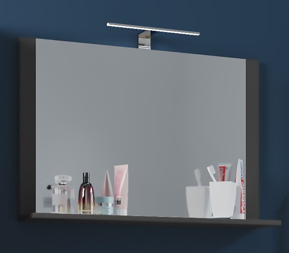 VCM Spiegel Badspiegel Wandspiegel Bad Ablage Lendas 55x60 cm günstig online kaufen