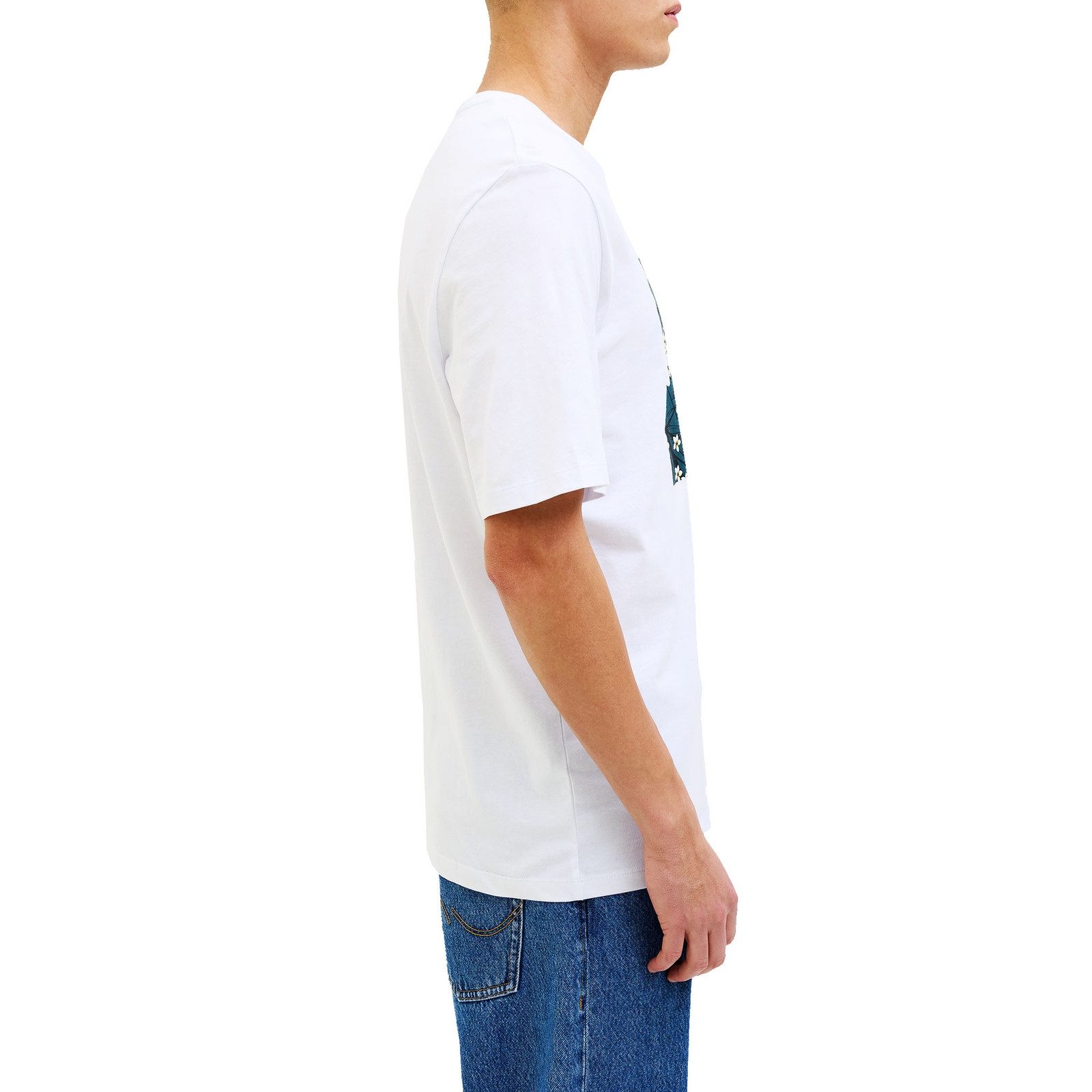 Jack & Jones T-Shirt JJHAWAII Shape Tee SS Crew Neck LN mit Rundhalsausschnitt – Bild 4 von 5