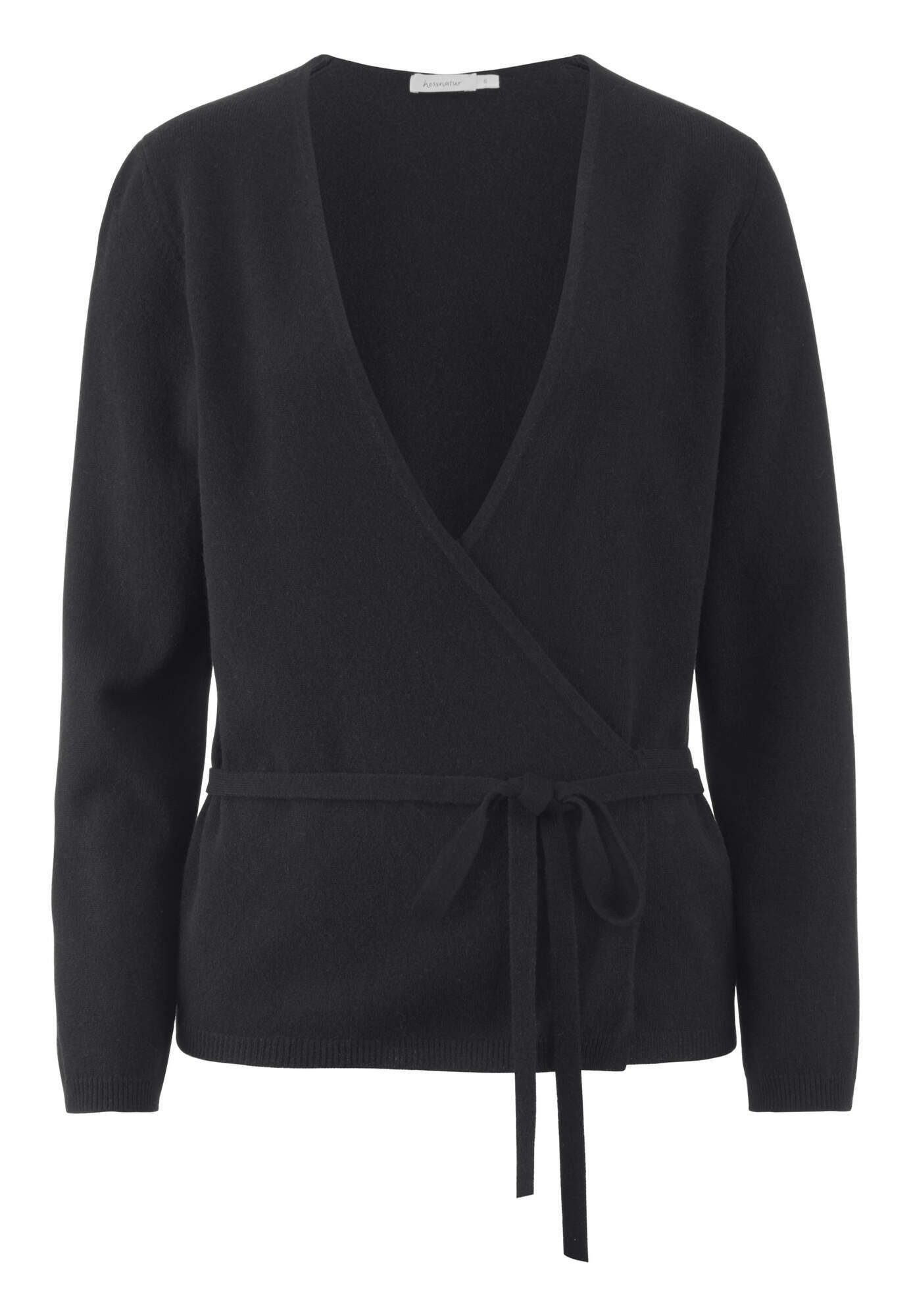 Hessnatur Strickjacke aus weicher Schurwolle mit günstig online kaufen