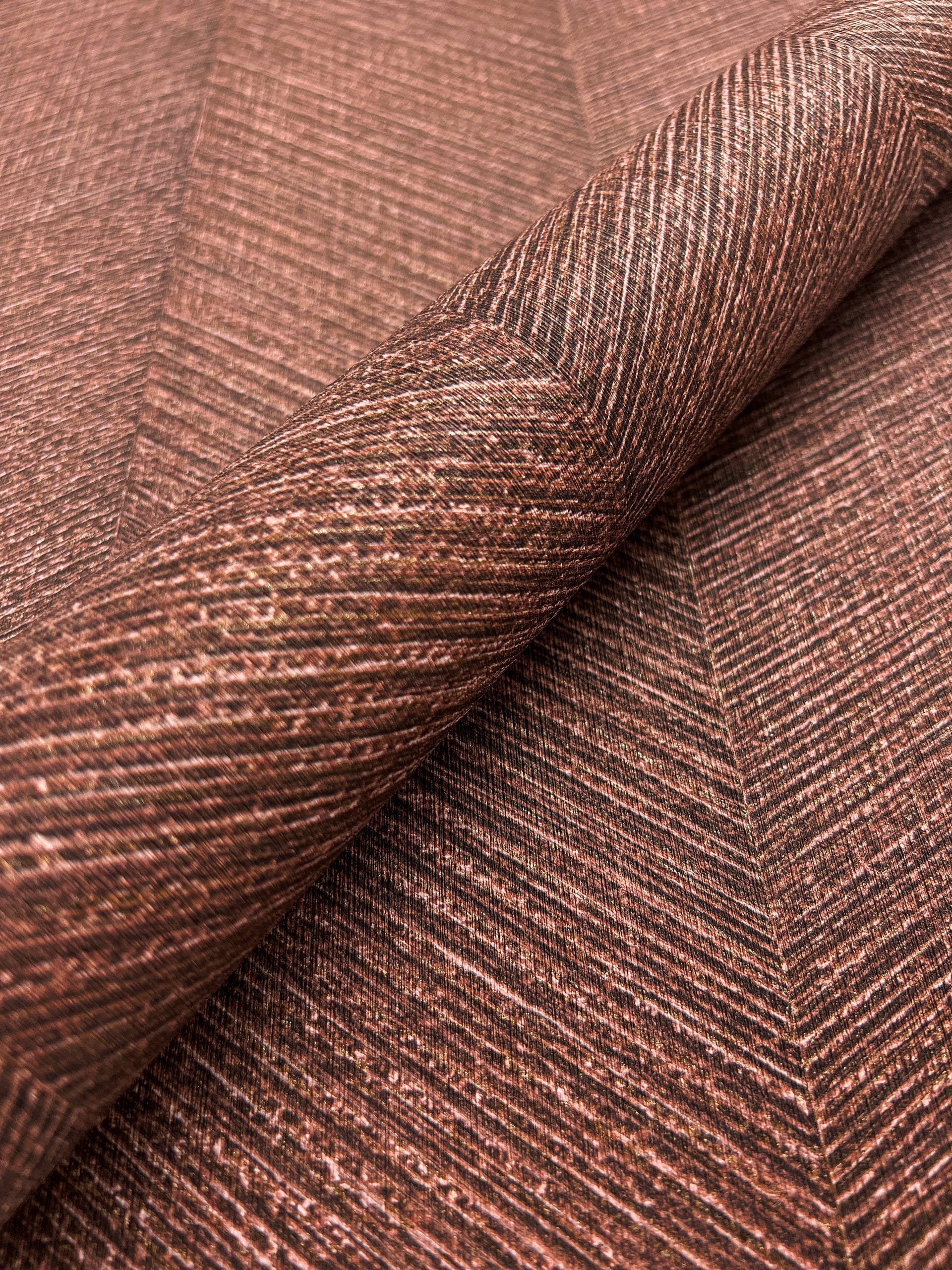 Newroom Vliestapete, Braun Tapete Streifen Streifen - Mustertapete Streifen günstig online kaufen