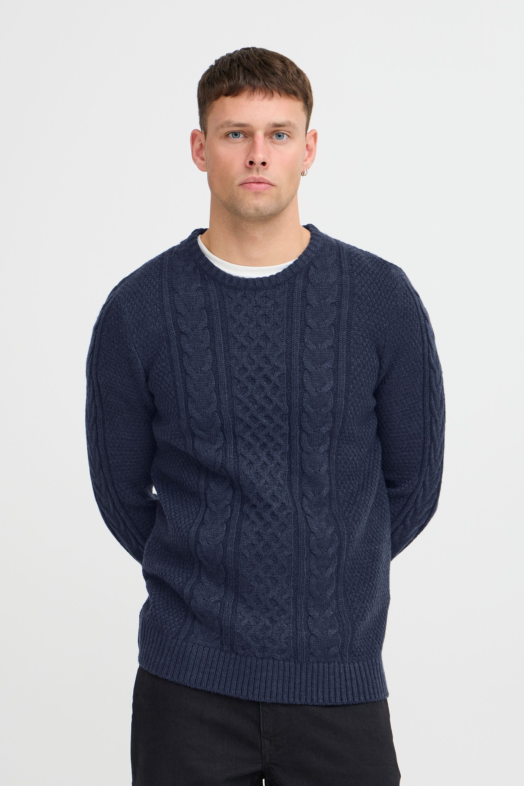 Blend Strickpullover BHPullover Klassischer Grobstrickpullover günstig online kaufen