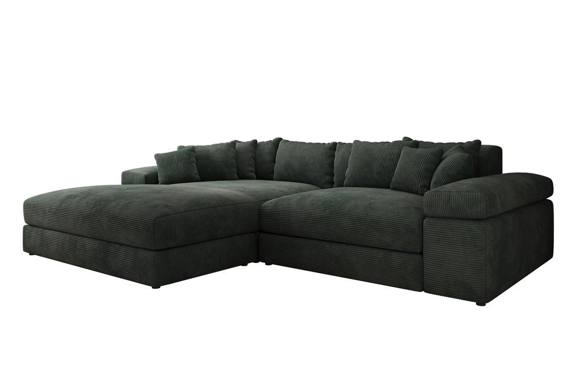 Luxusbetten24 Sofa Designer Sofa Bernardo, mit breiter Ottomane