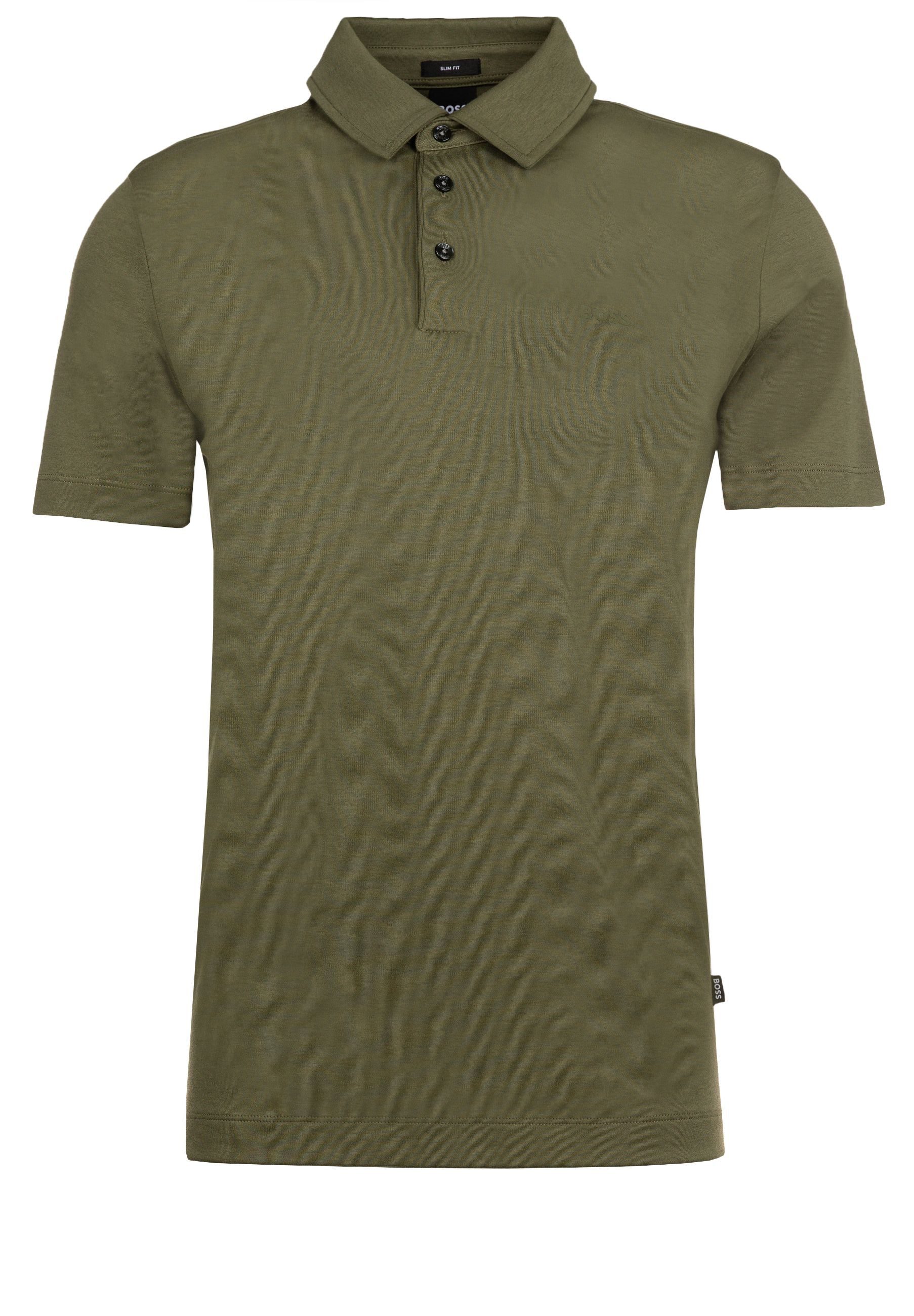 BOSS Poloshirt Palosh aus Interlock-Baumwolle (1-tlg)