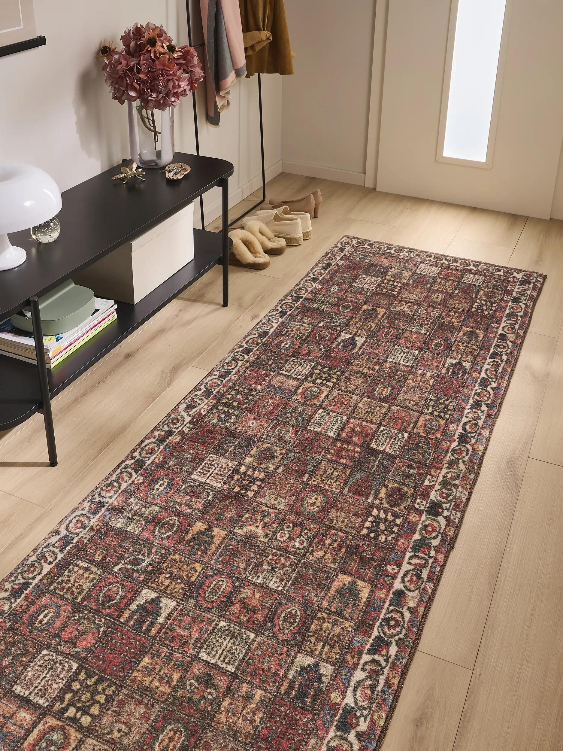 benuta Läufer Mara, rechteckig, Höhe: 6 mm, Kunstfaser, Berber, Ethno-Style, Wohnzimmer