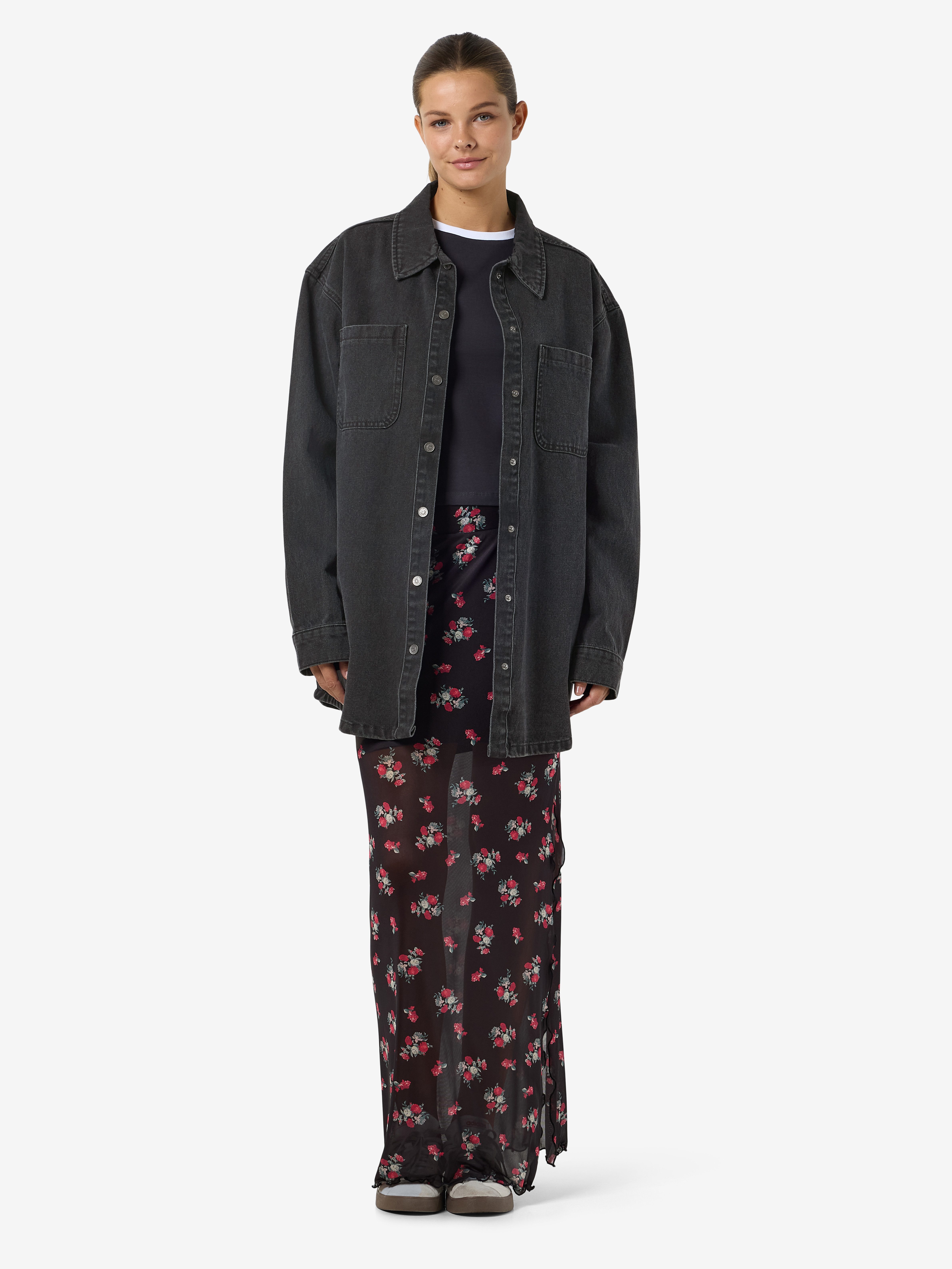 Noisy may Jeansjacke NMALVA L/S DNM SHACKET AZ387BL NOOS