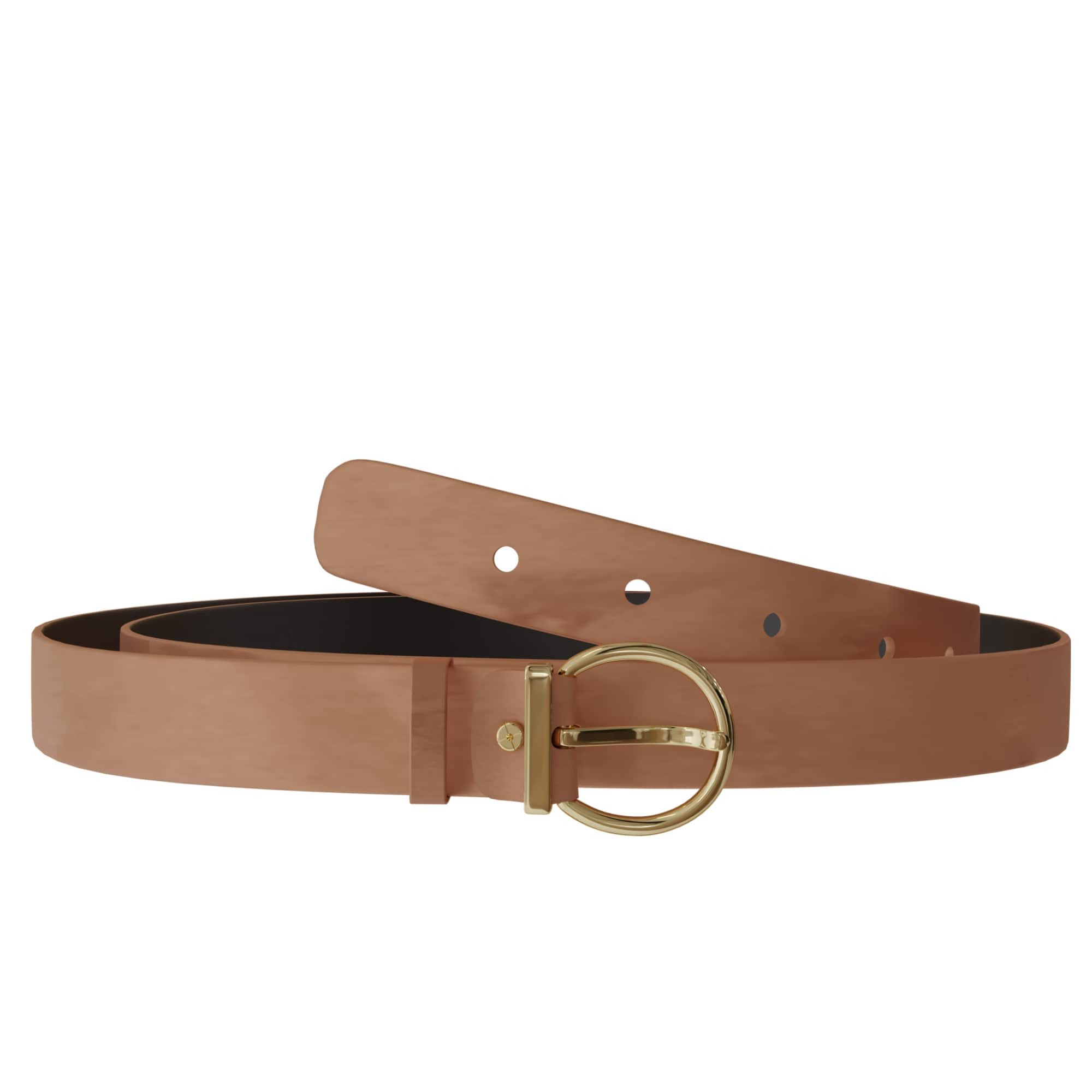 Ledergürtel Damen Velours Samt Gürtel Wildleder-Optik Rind Leder 30643