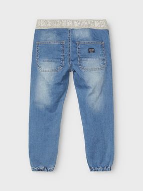 Name It 5-Pocket-Jeans Name It Jungen Baggy Jeanshose mit Kordelzug