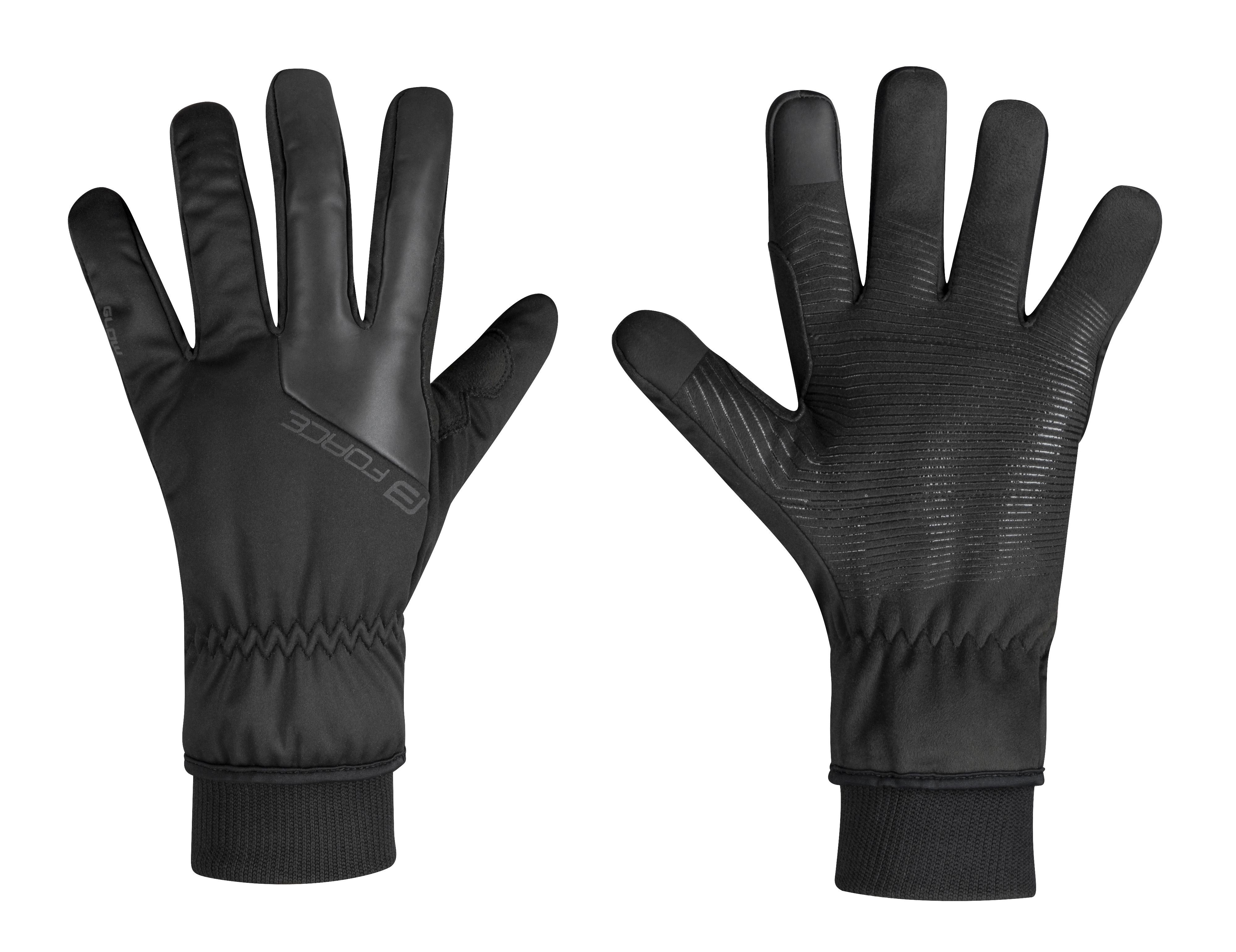 FORCE Fahrradhandschuhe Force Winterhandschuhe FORCE GLOW -5 °C to 0 °C PRIMALOFT-Isolierung