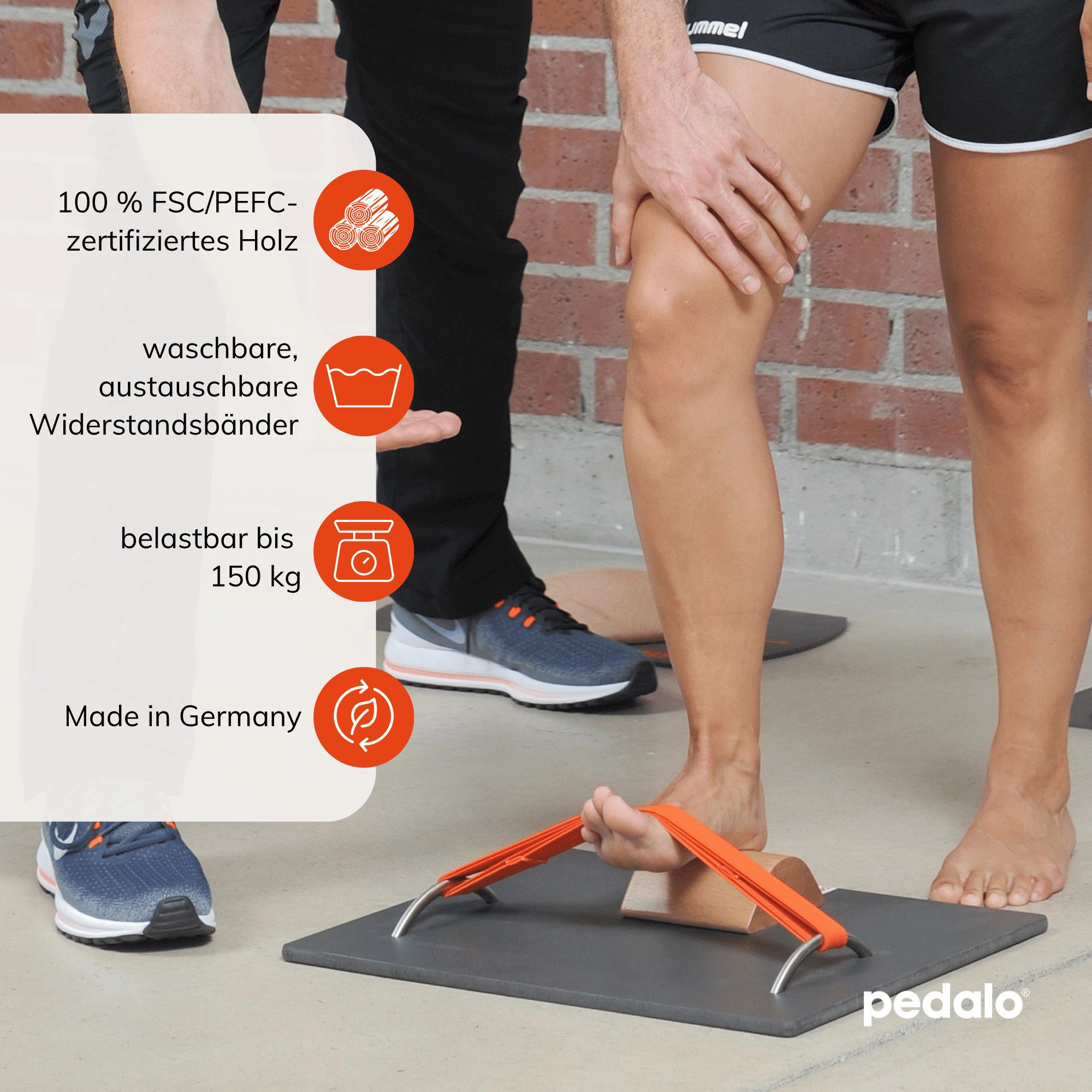 pedalo® Fußtrainer Fußwerkstatt S7 Vorfußheber I Fußtrainer I Fußheberschwäche, mobilisiert die Vorfuß- und Zehenmuskulatur