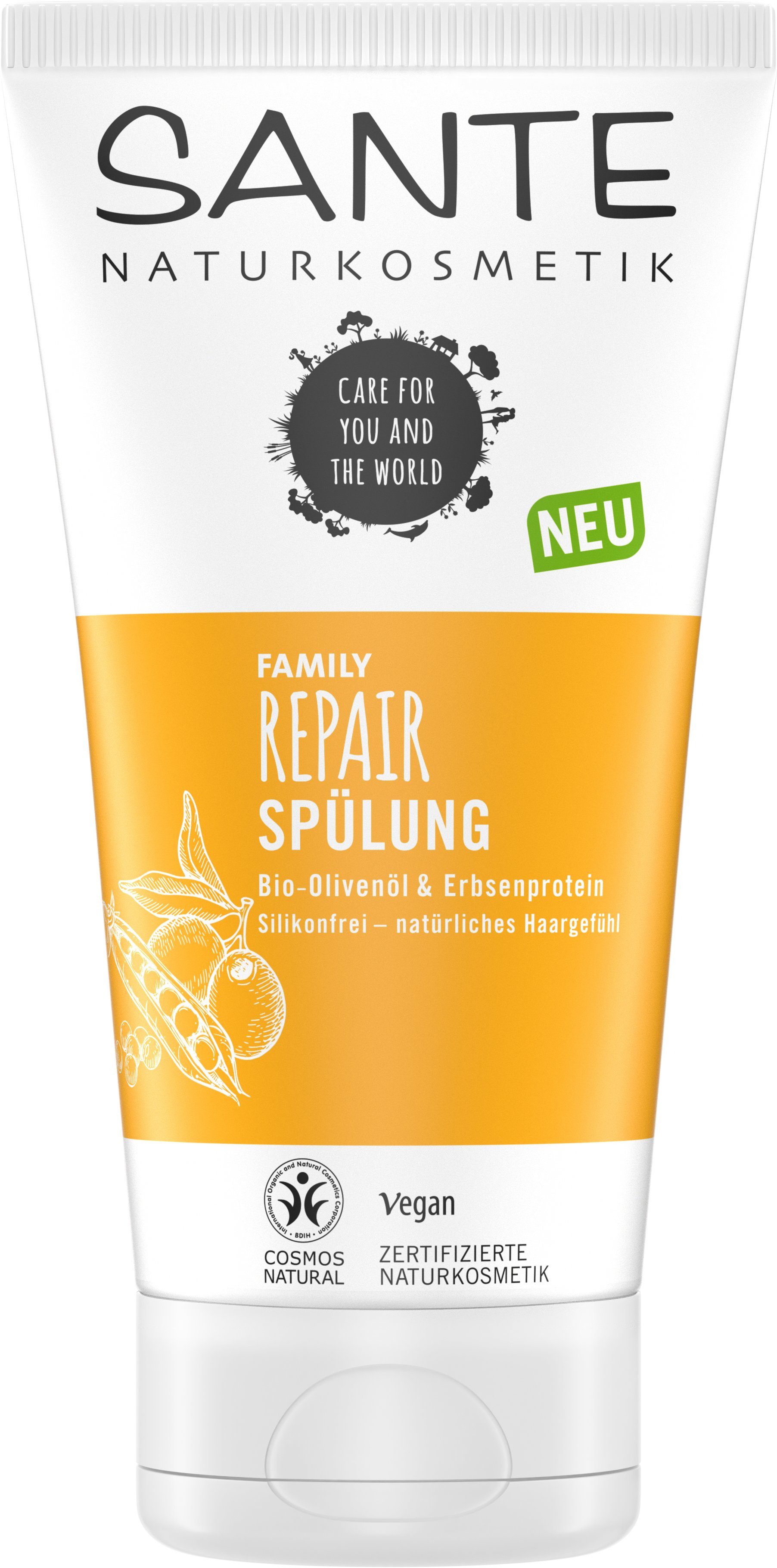 FAMILY Haarspülung Bio-Olivenöl SANTE Repair