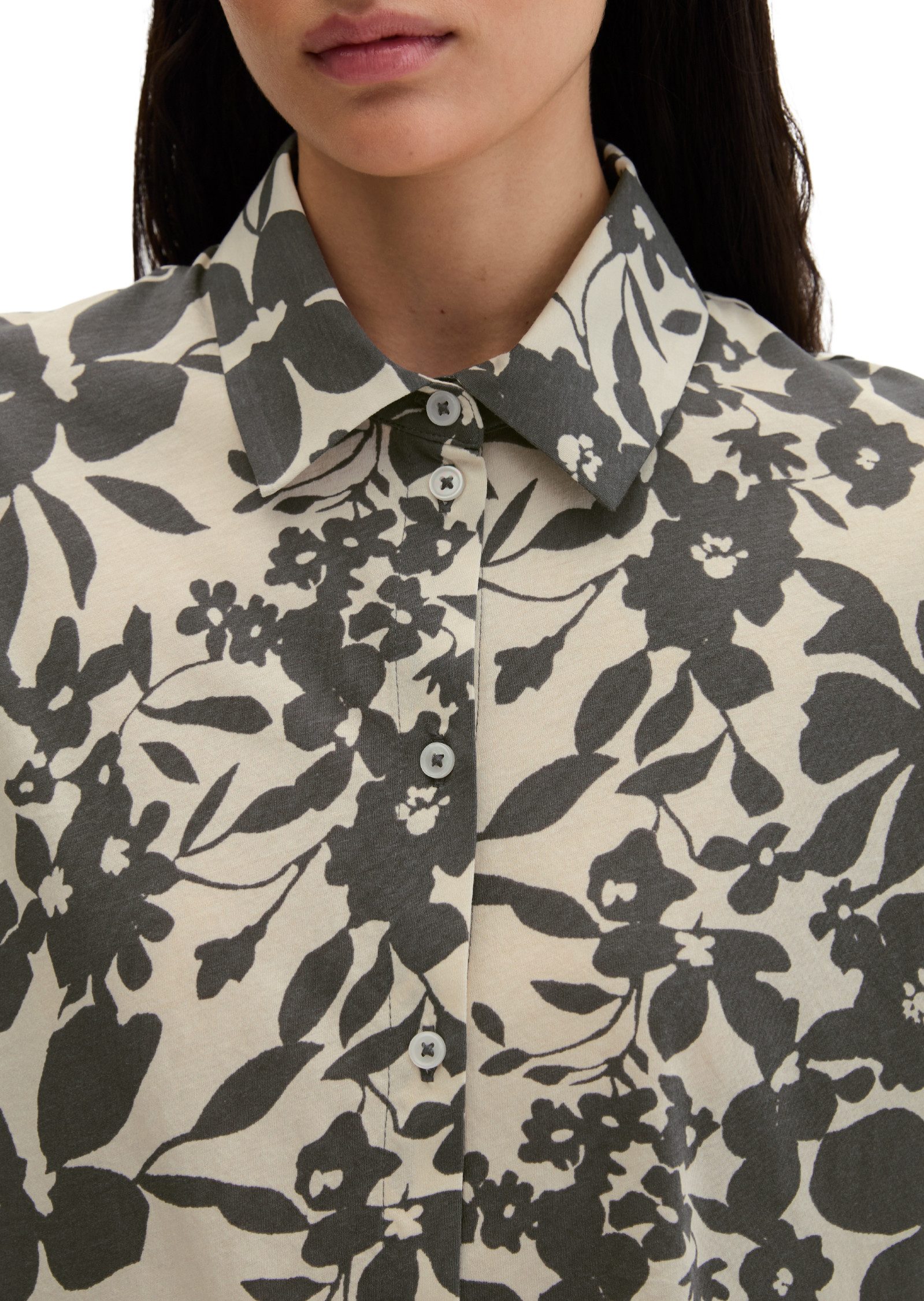 Marc O'Polo Kurzarmshirt aus leichtem Single Jersey – Bild 4 von 5