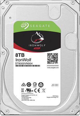 Seagate Ironwolf 8TB ST8000VN004 3,5 Zoll HDD SATA3 7200RPM Interne HDD-NAS-Festplatte