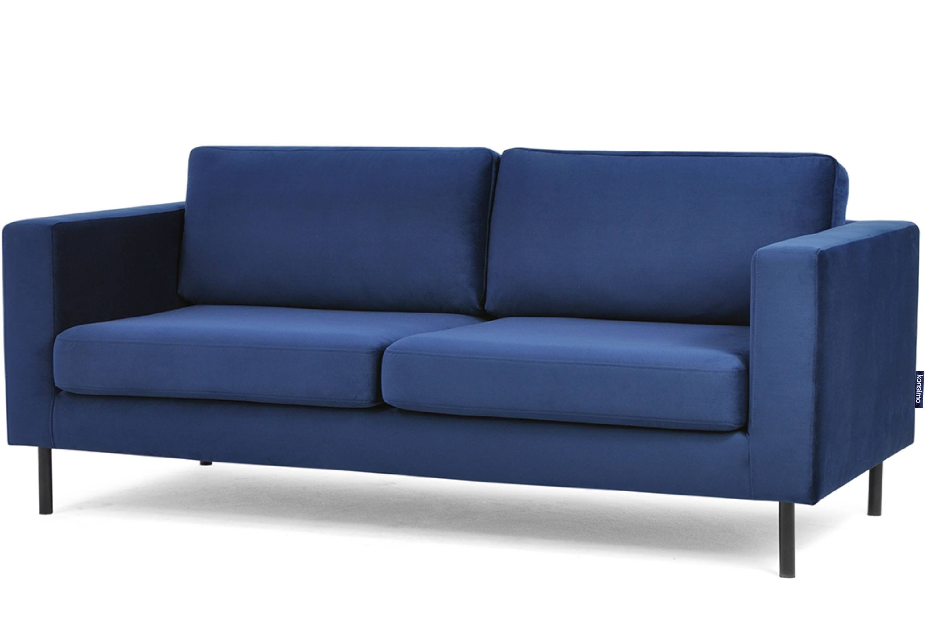 marineblau | TOZZI Beine, marineblau universelles hohe marineblau Konsimo Sofa, Design 2,5-Sitzer |