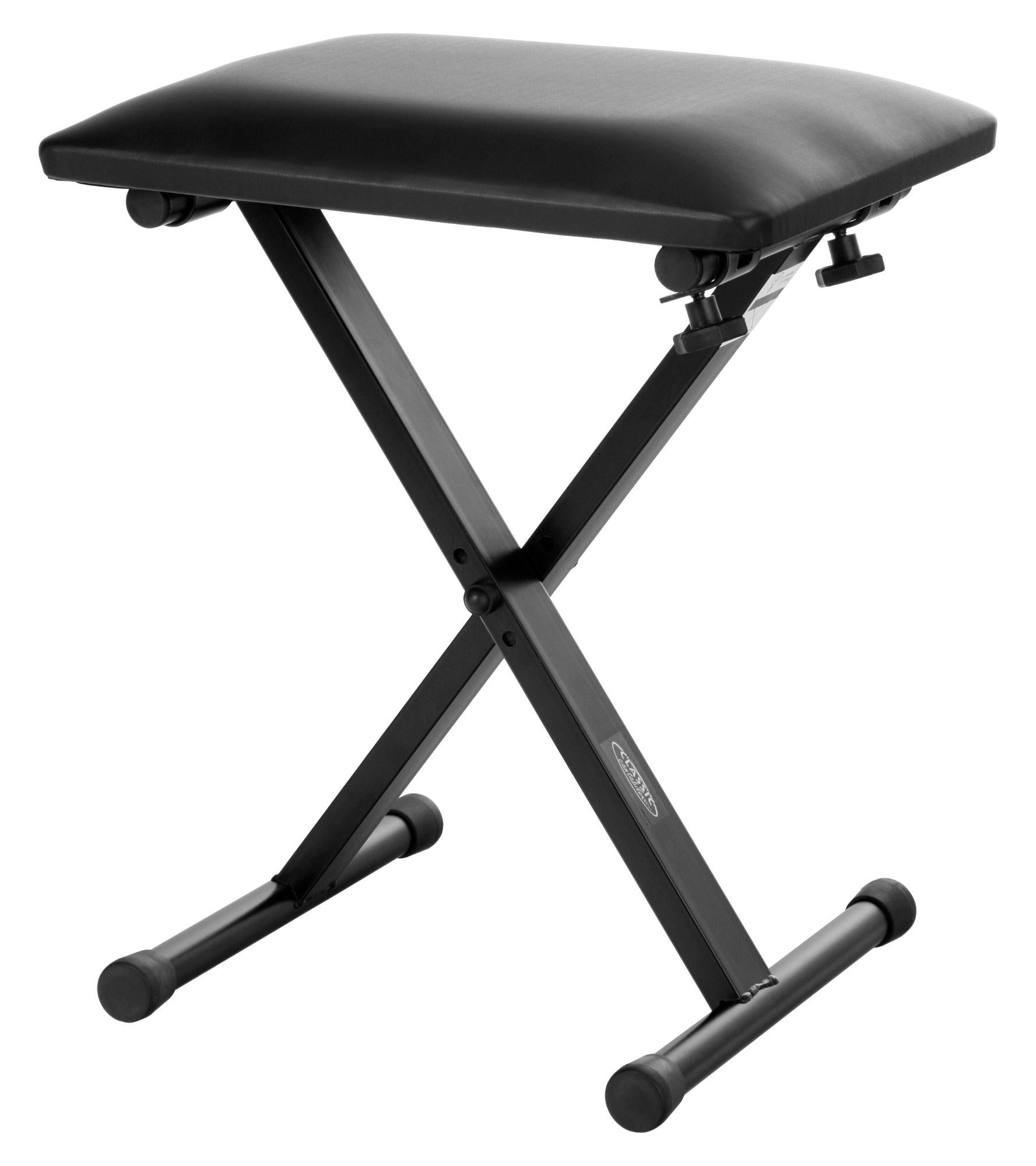 Keyboardbank Keyboardbank Economy schwarz höhenverstellbar Hocker zusammenklappbar