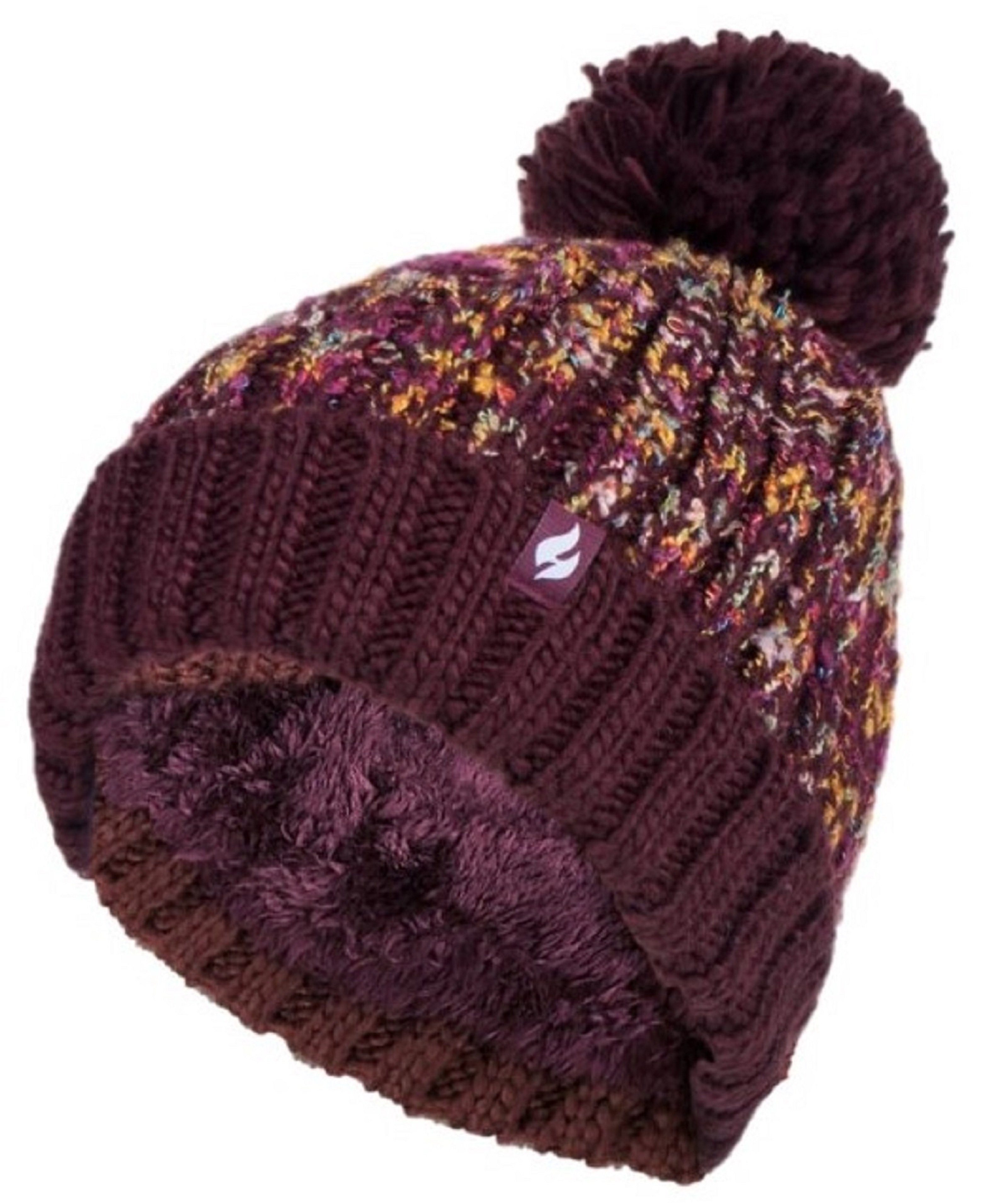 Heat Holders Bommelmütze Damenmütze EIDDA texturiert günstig online kaufen