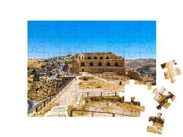 puzzleYOU Puzzle Kreuzritterburg von Al Karak, Jordanien, 48 Puzzleteile, puzzleYOU-Kollektionen Naher Osten