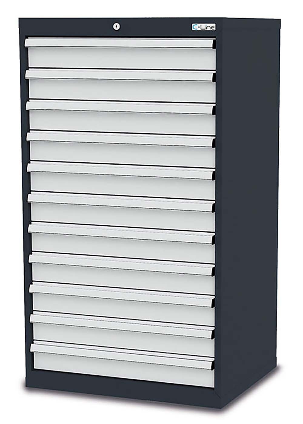 Simplaflex Werkzeugschrank Simplaflex Schubladenschrank, 11 Schubladen, BxTxH 700x575x1220 mm